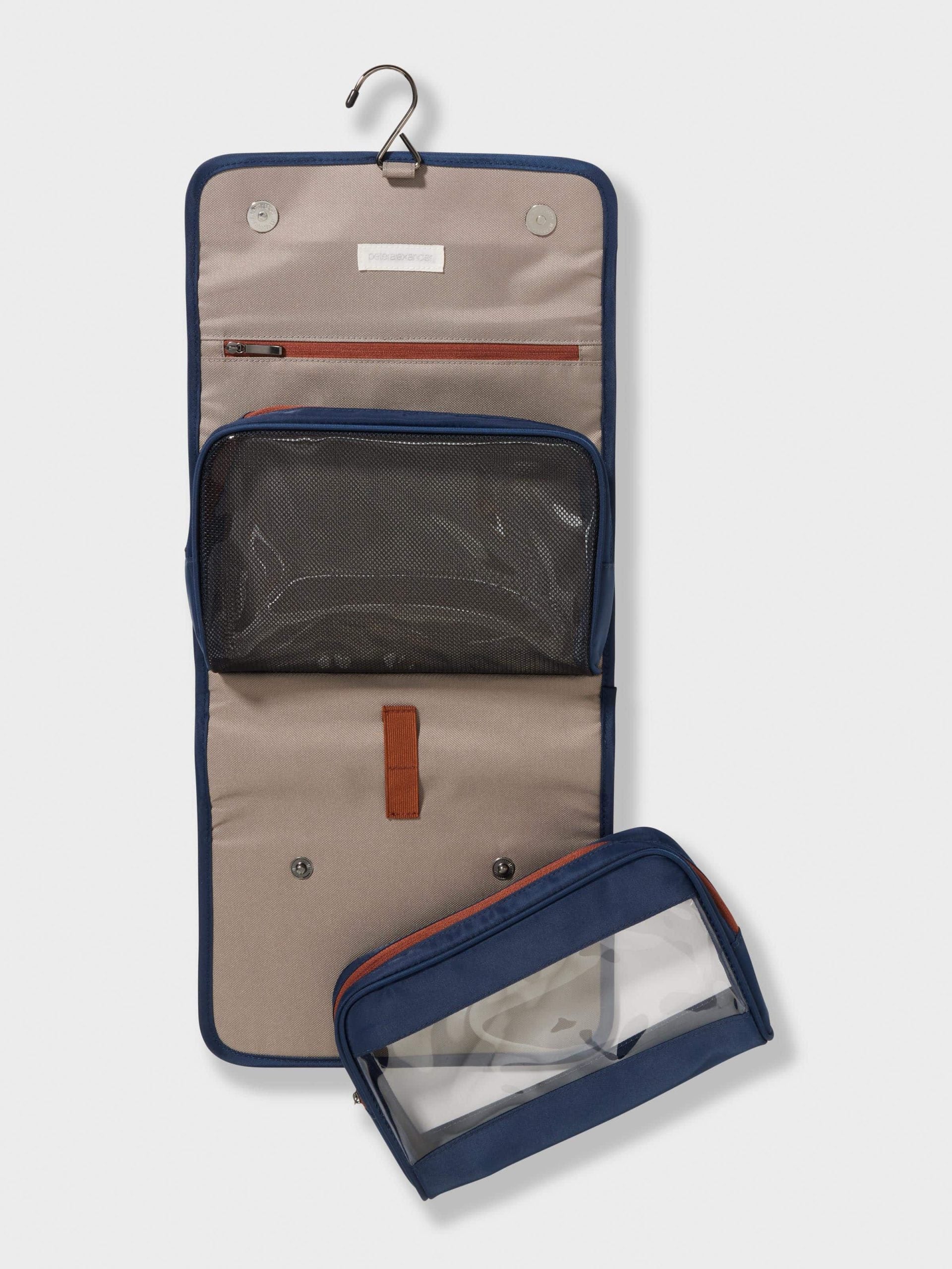 Mens Wash Bag navy image 3