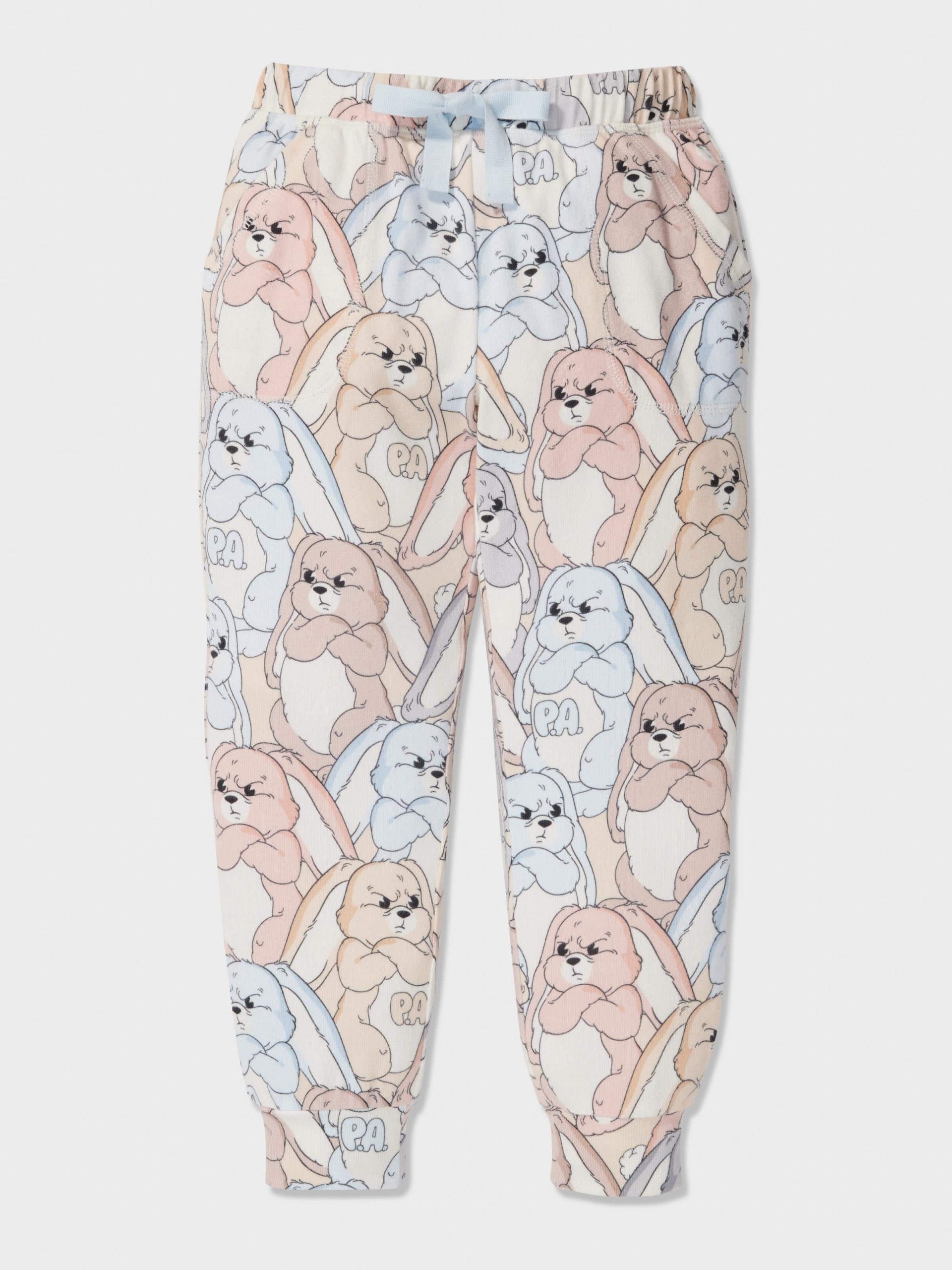 Jnr Kids Grumpy Bunny Pj Set multi image 1