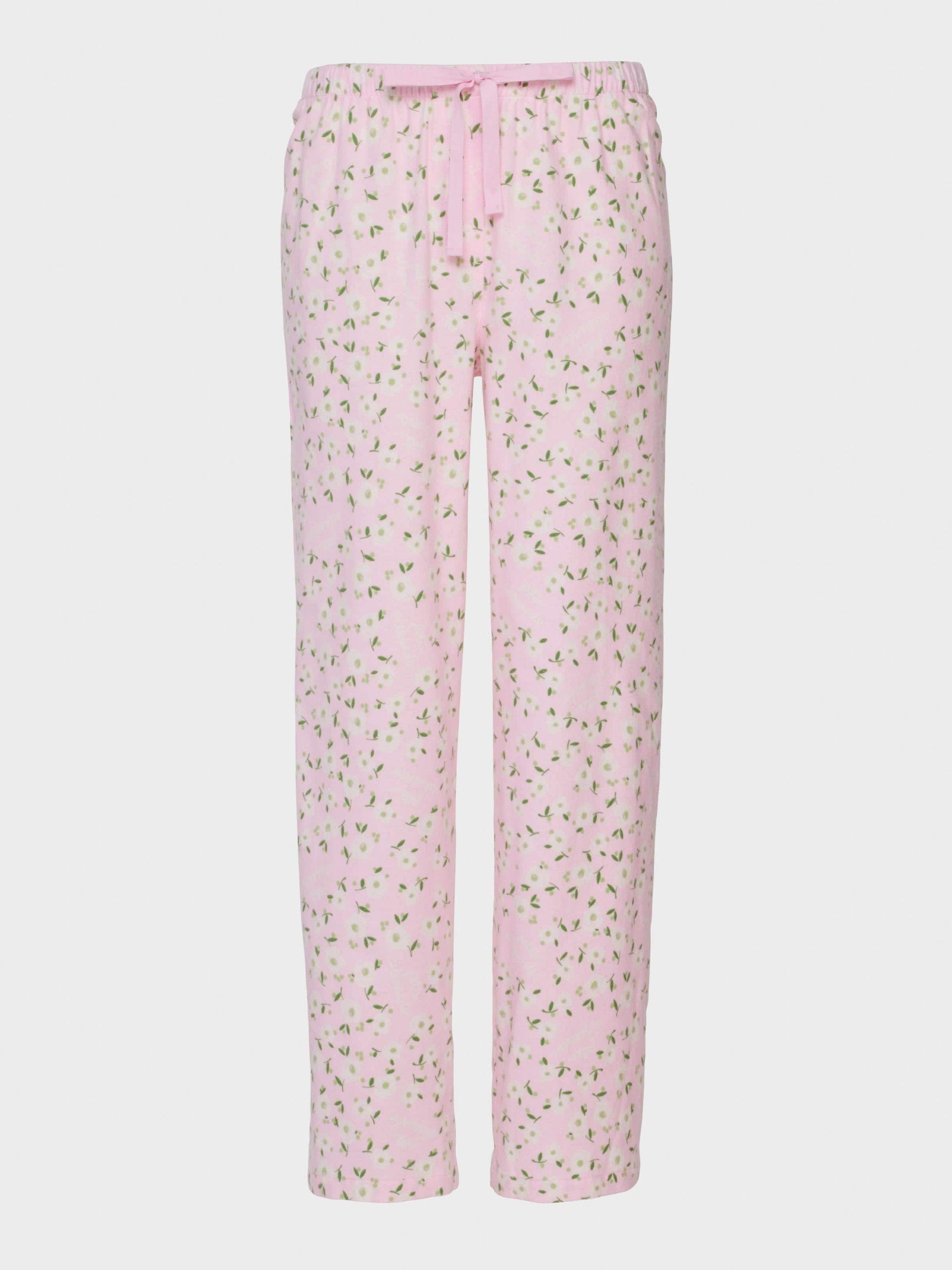Pink Floral Classic Flannelette Pj Pant multi image 3