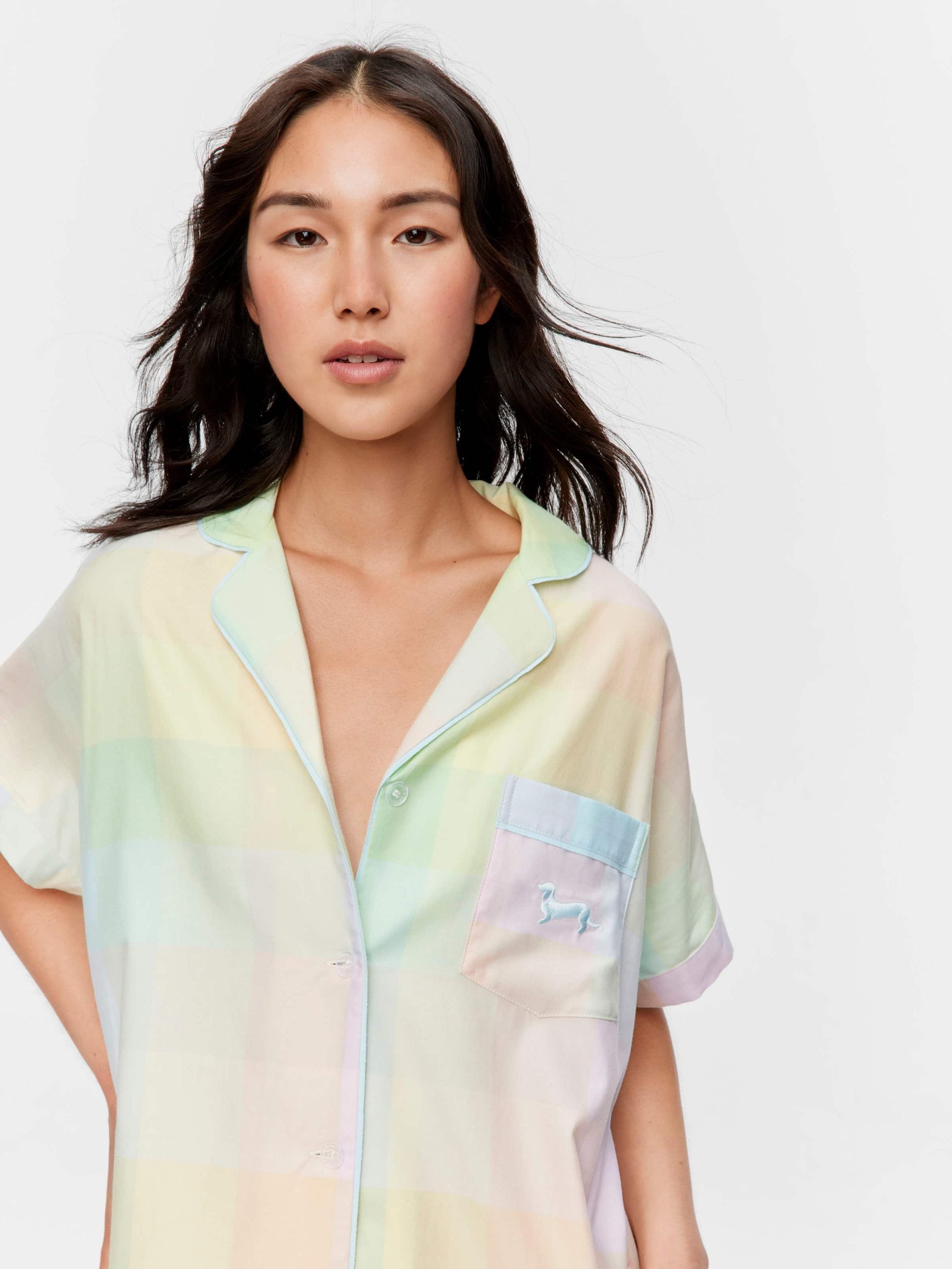 Rainbow Check Nightshirt multi image 0