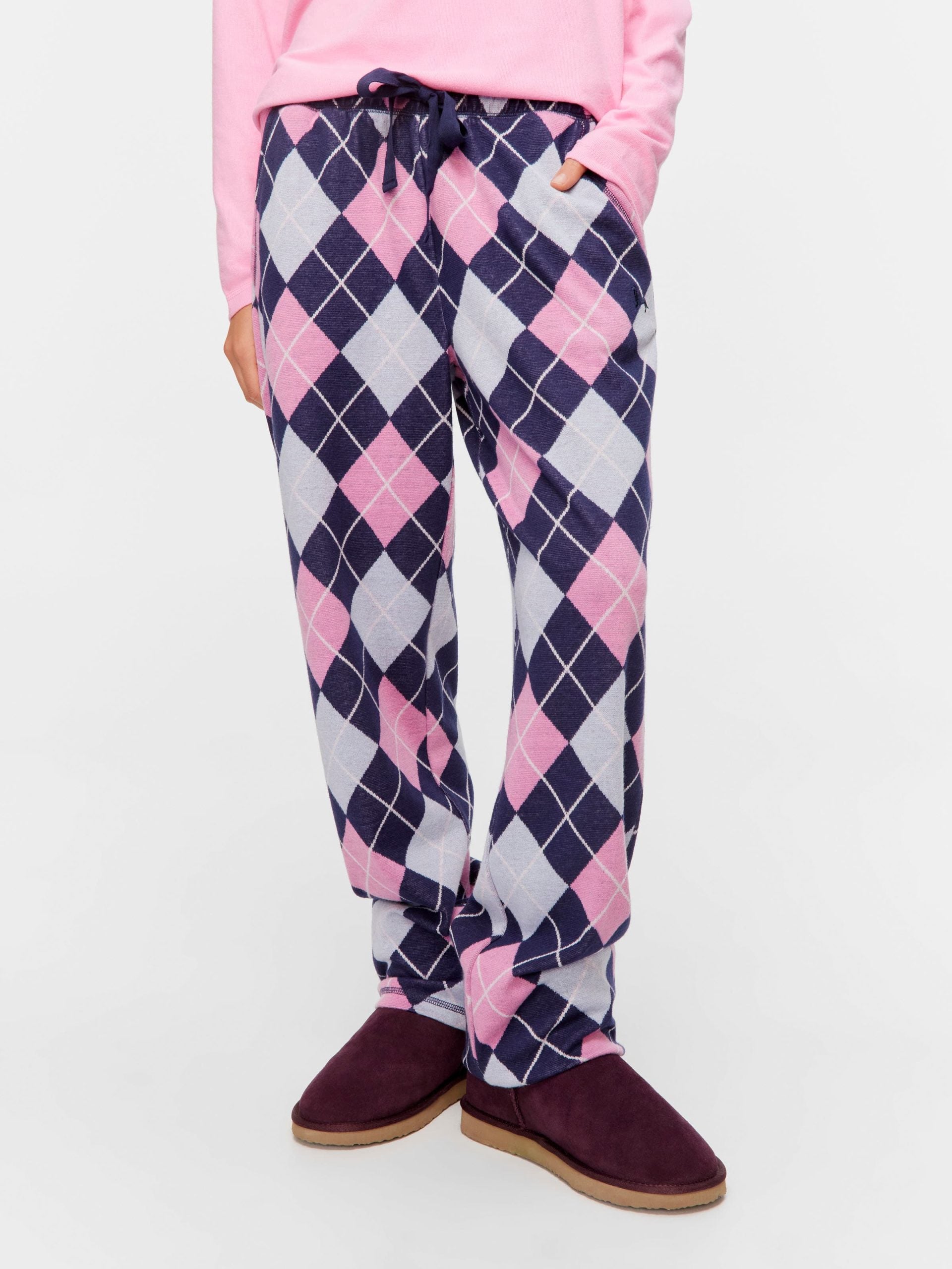 Argyle Straight Leg Pj Pant multi image 0