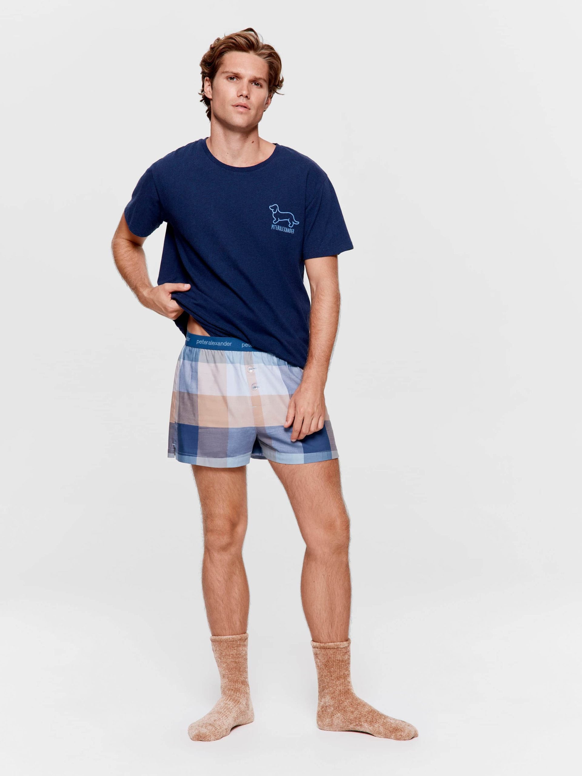 Navy Buffalo Boxer Short multi image 0