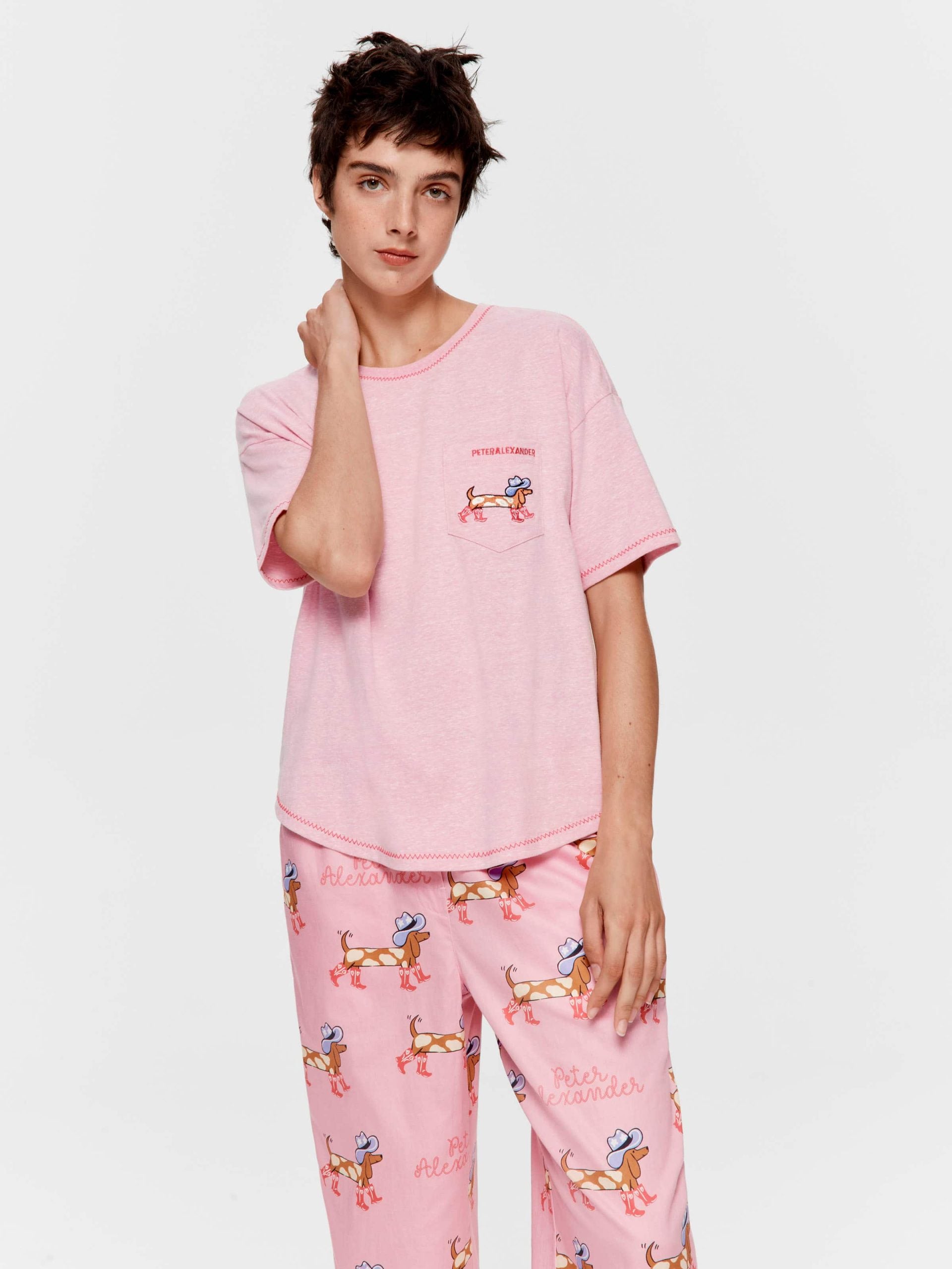 Cowdog Tee Pale Pink image 1