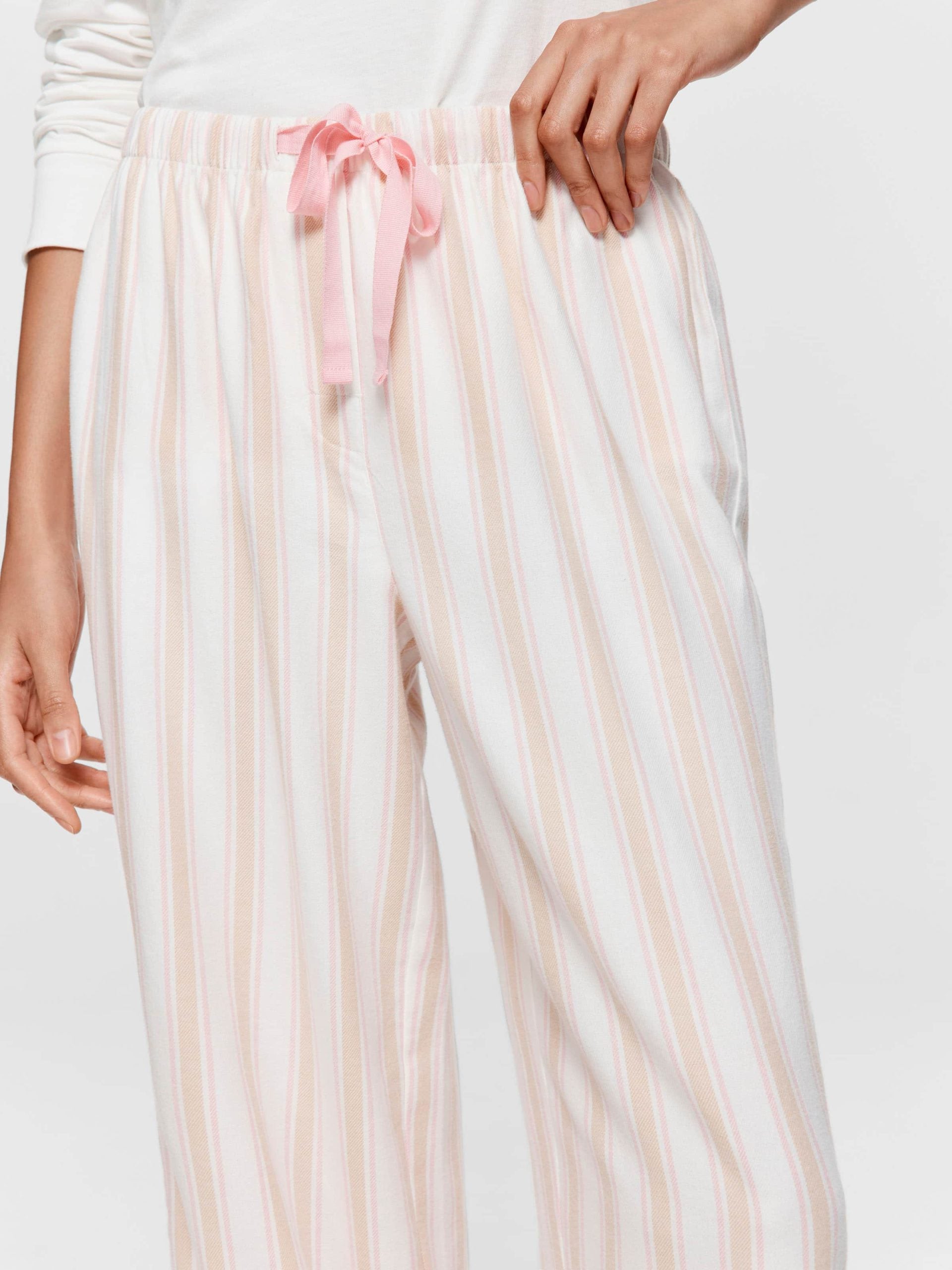 Caramel Stripe Classic Flannelette Pj Pant multi image 1