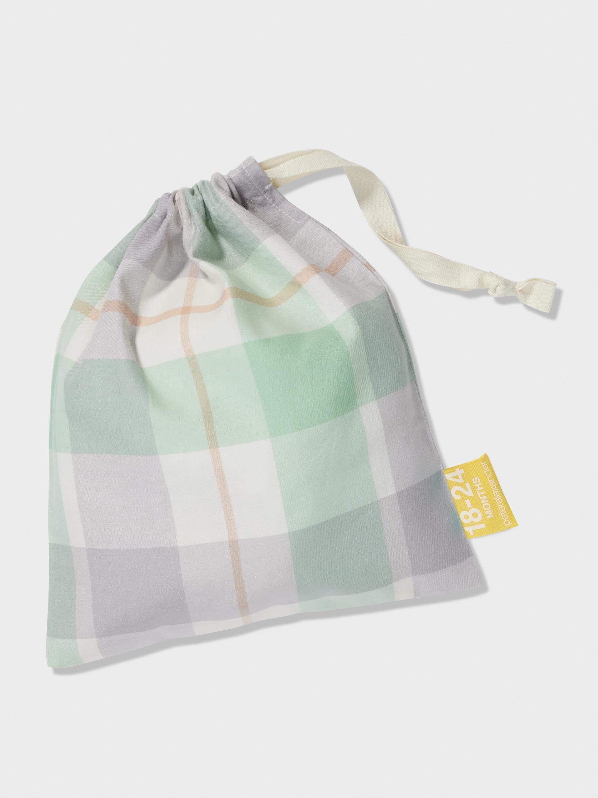 Baby Mint Check Classic Shortie Pj Set mint image 5