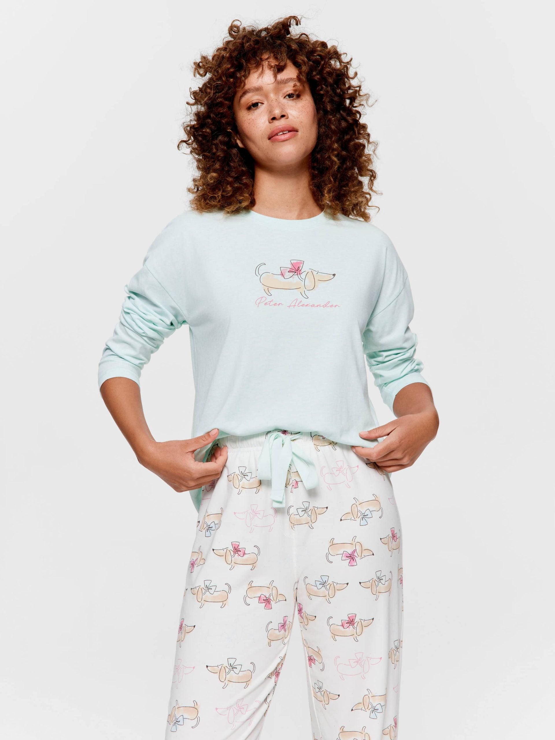 Bow Dog Pj Set multi image 2