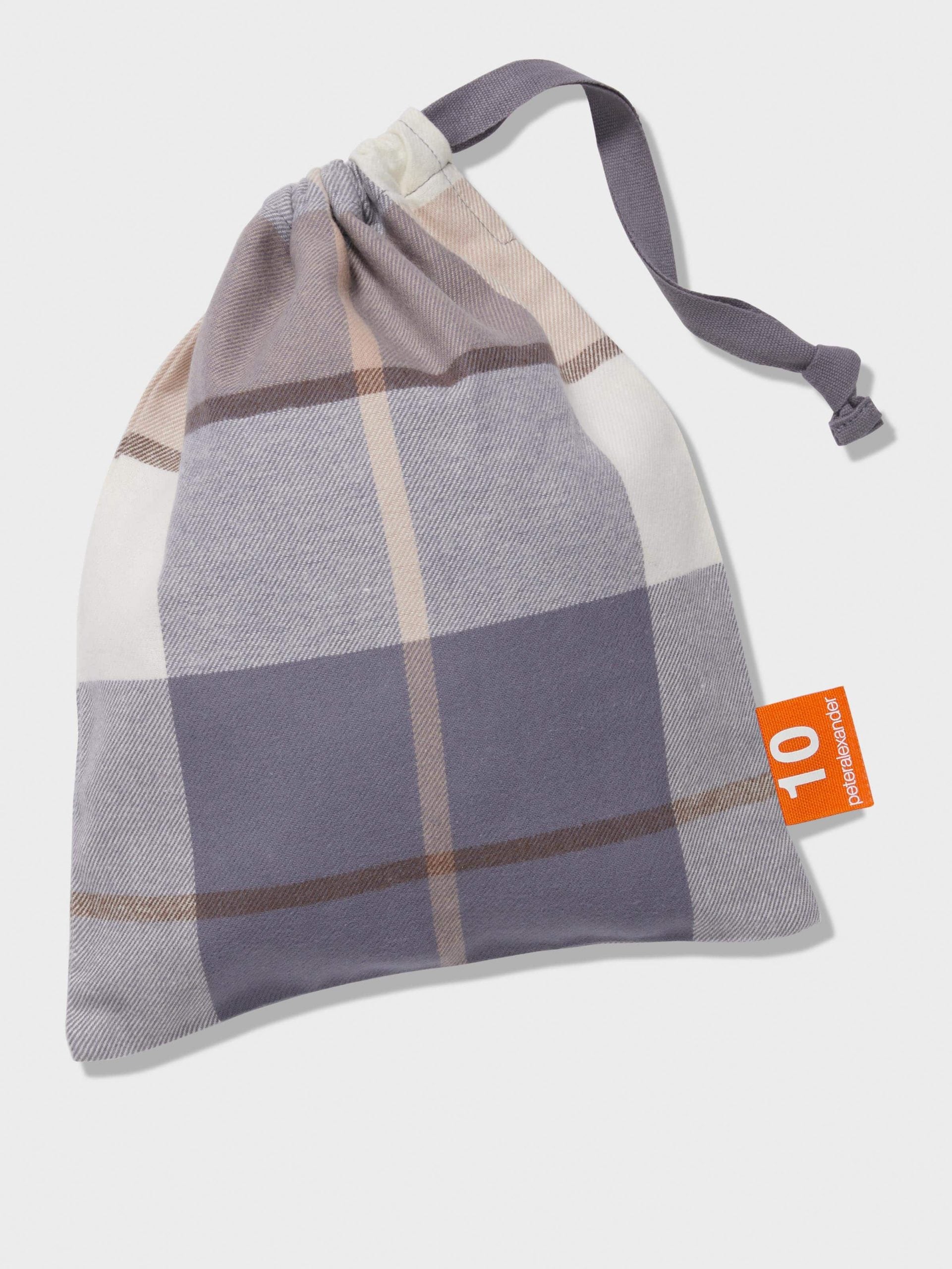 Boys Charcoal Check Classic Long Pj Set multi image 3