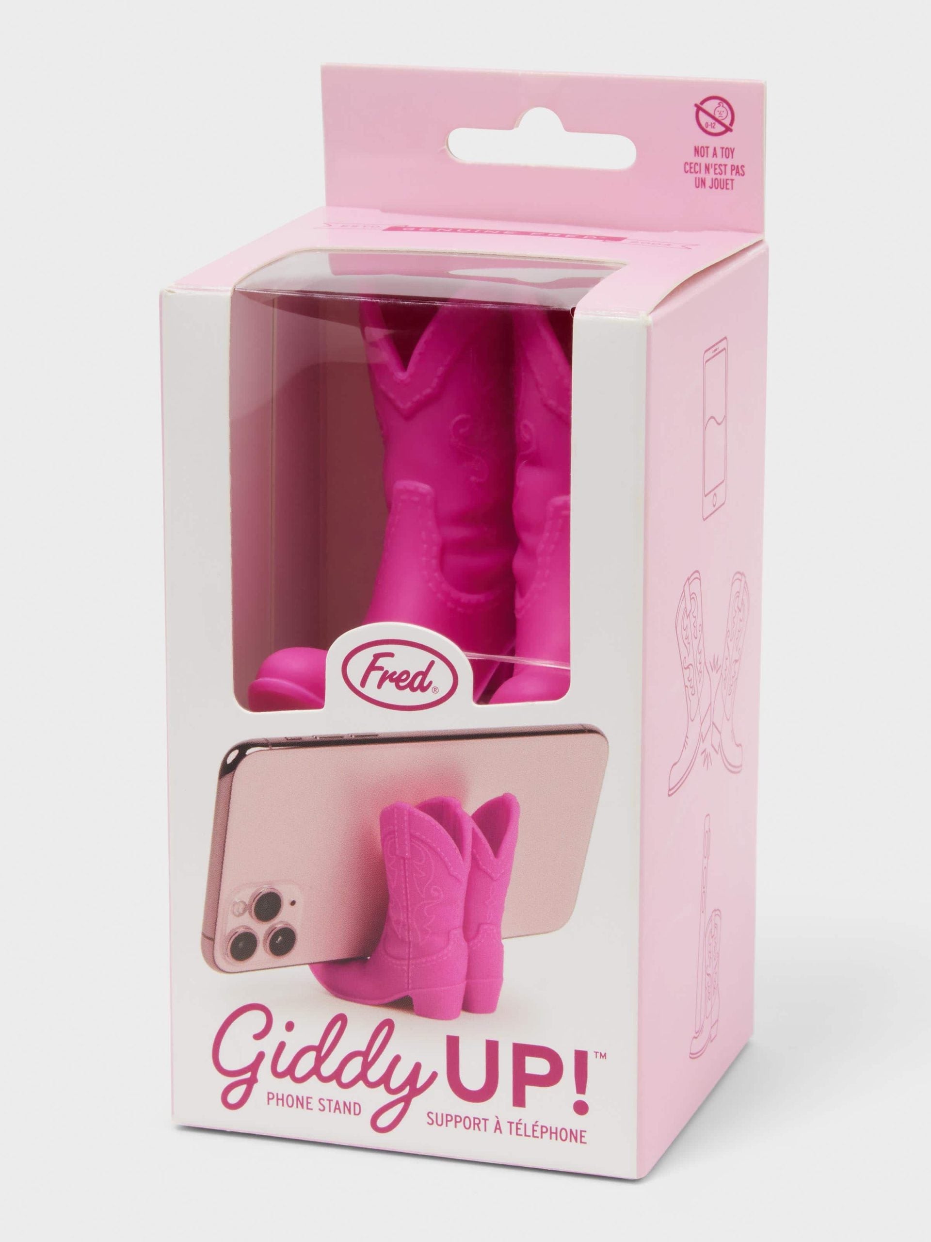 Cowboy Boot Phone Stand Pink image 2
