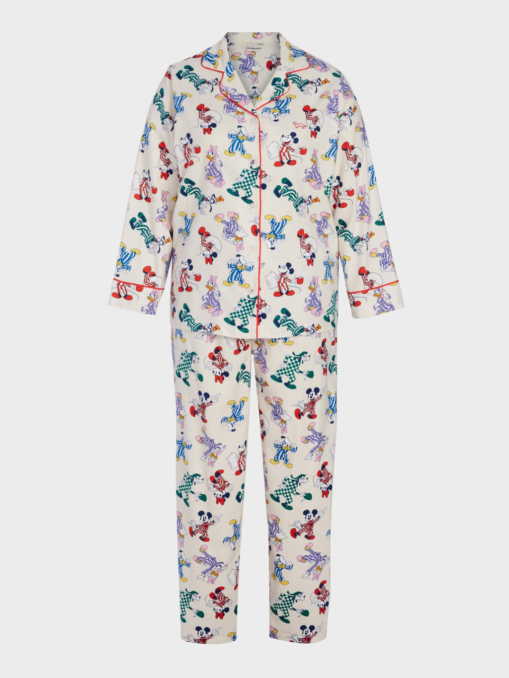 P.A. Plus Mickey Mouse &amp;amp; Friends Bamboo Flannelette Classic Pj Set Multi image 4