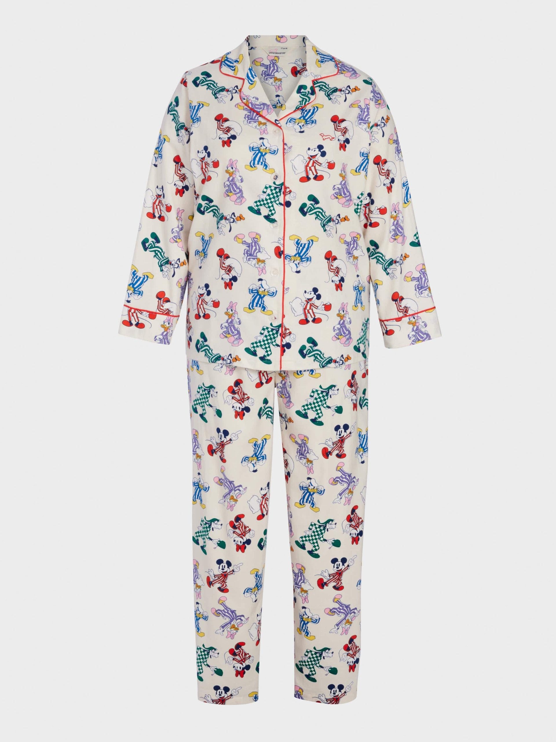 P.A. Plus Mickey Mouse &amp;amp; Friends Bamboo Flannelette Classic Pj Set Multi image 4
