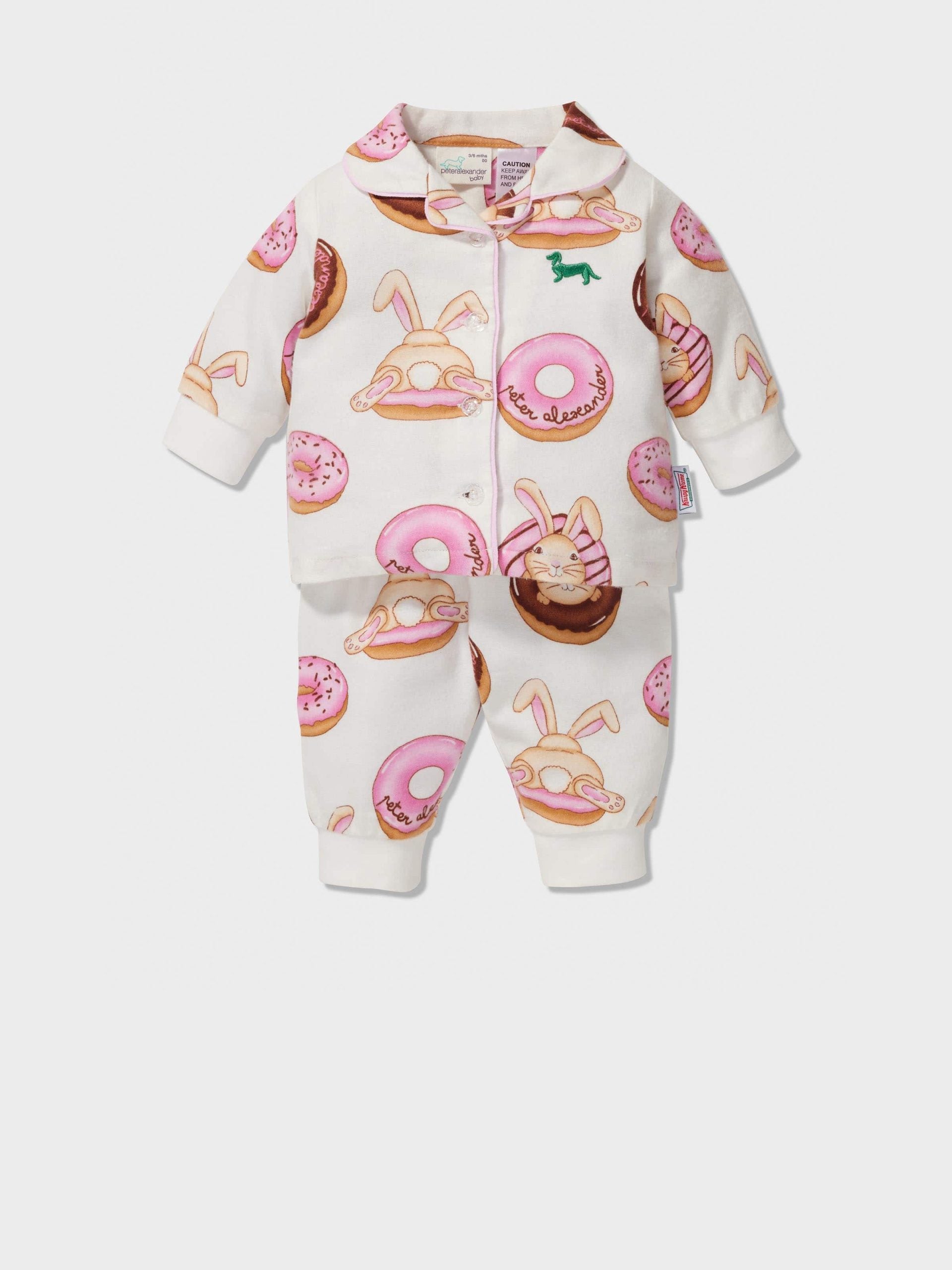 Baby Girls Krispy Kreme Classic Pj Set multi image 0