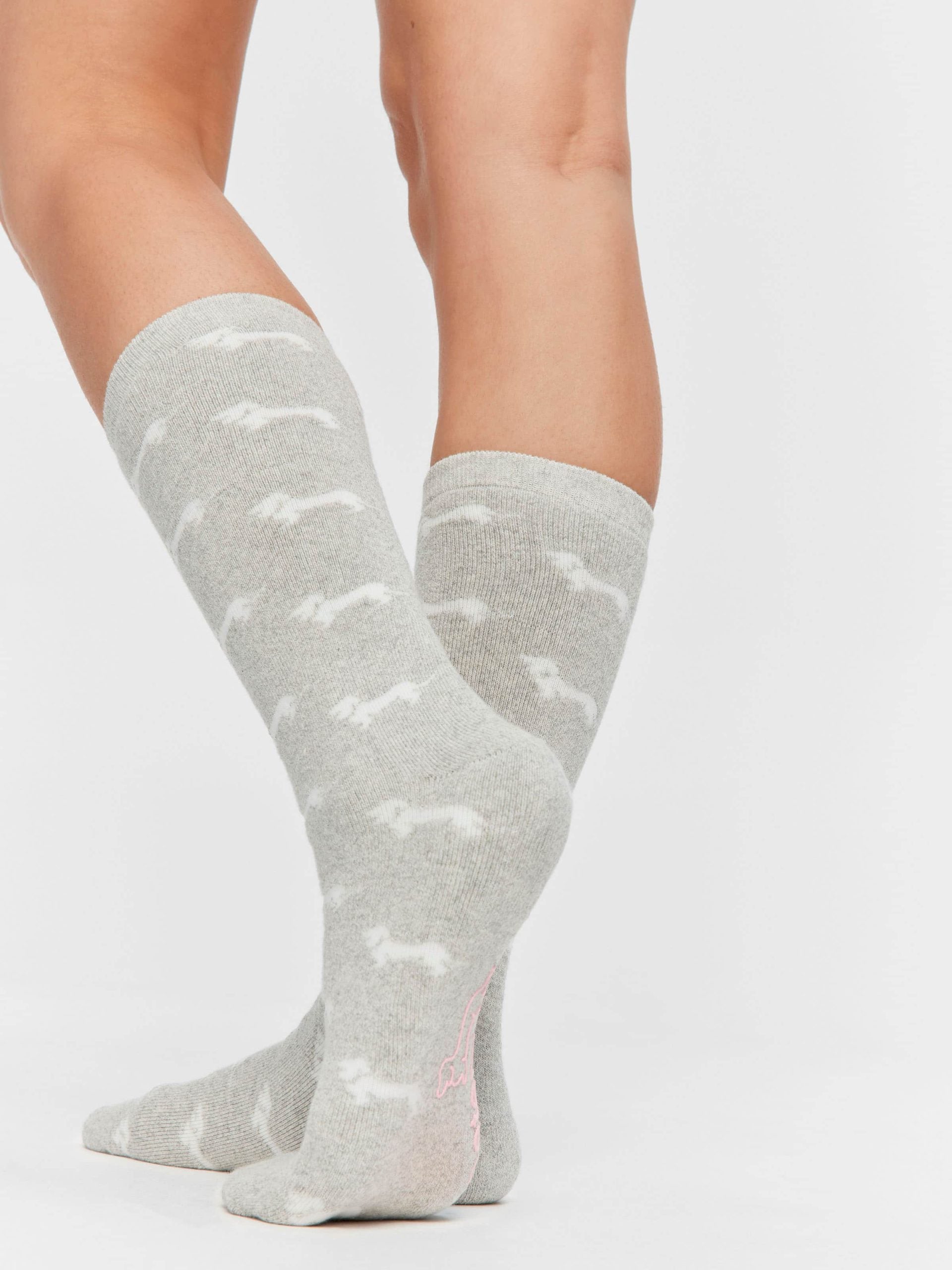 Penny Cushion Sock greymarle image 1