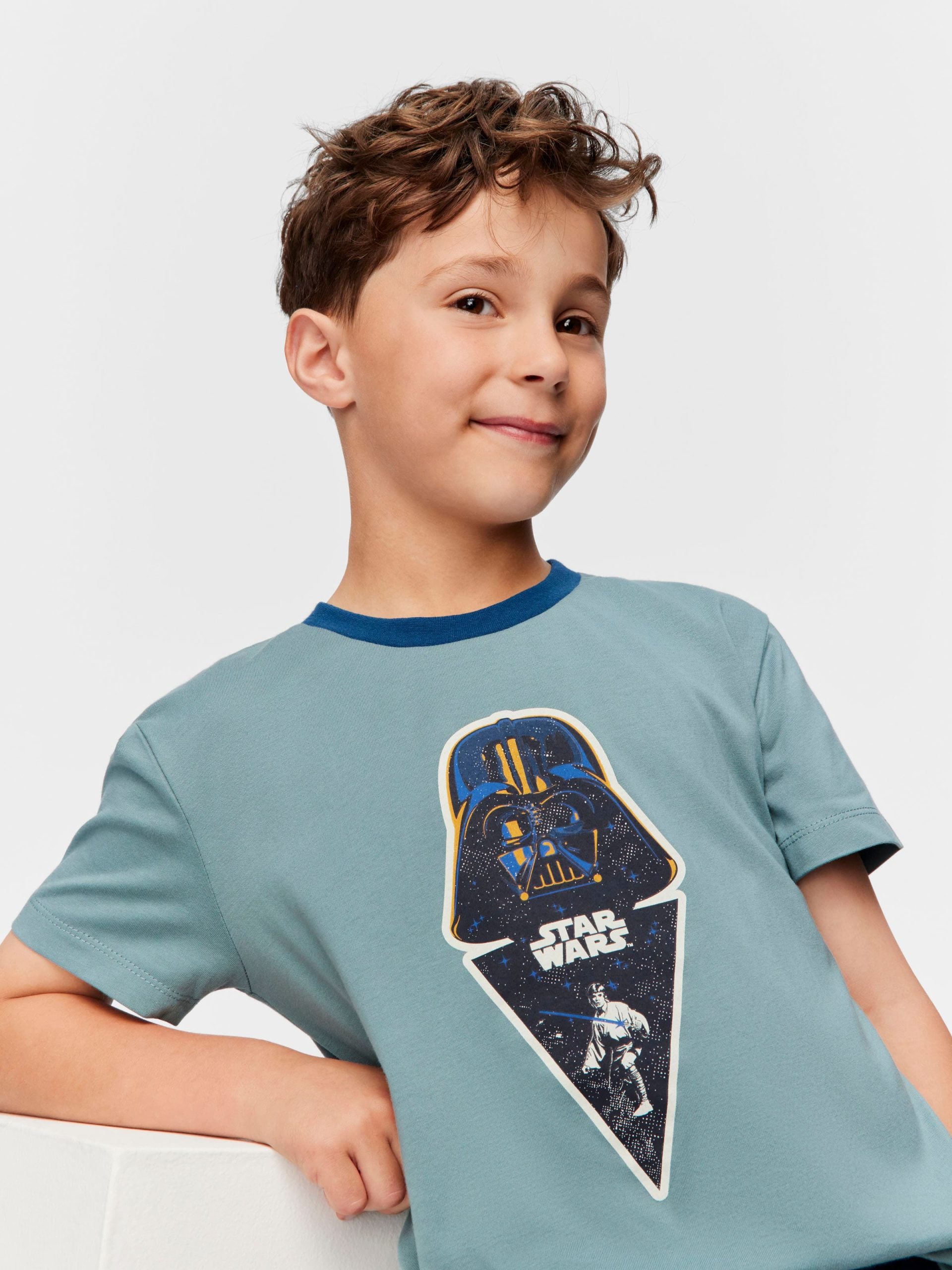 Jnr Boys Star Wars Short Pj Set multi image 1