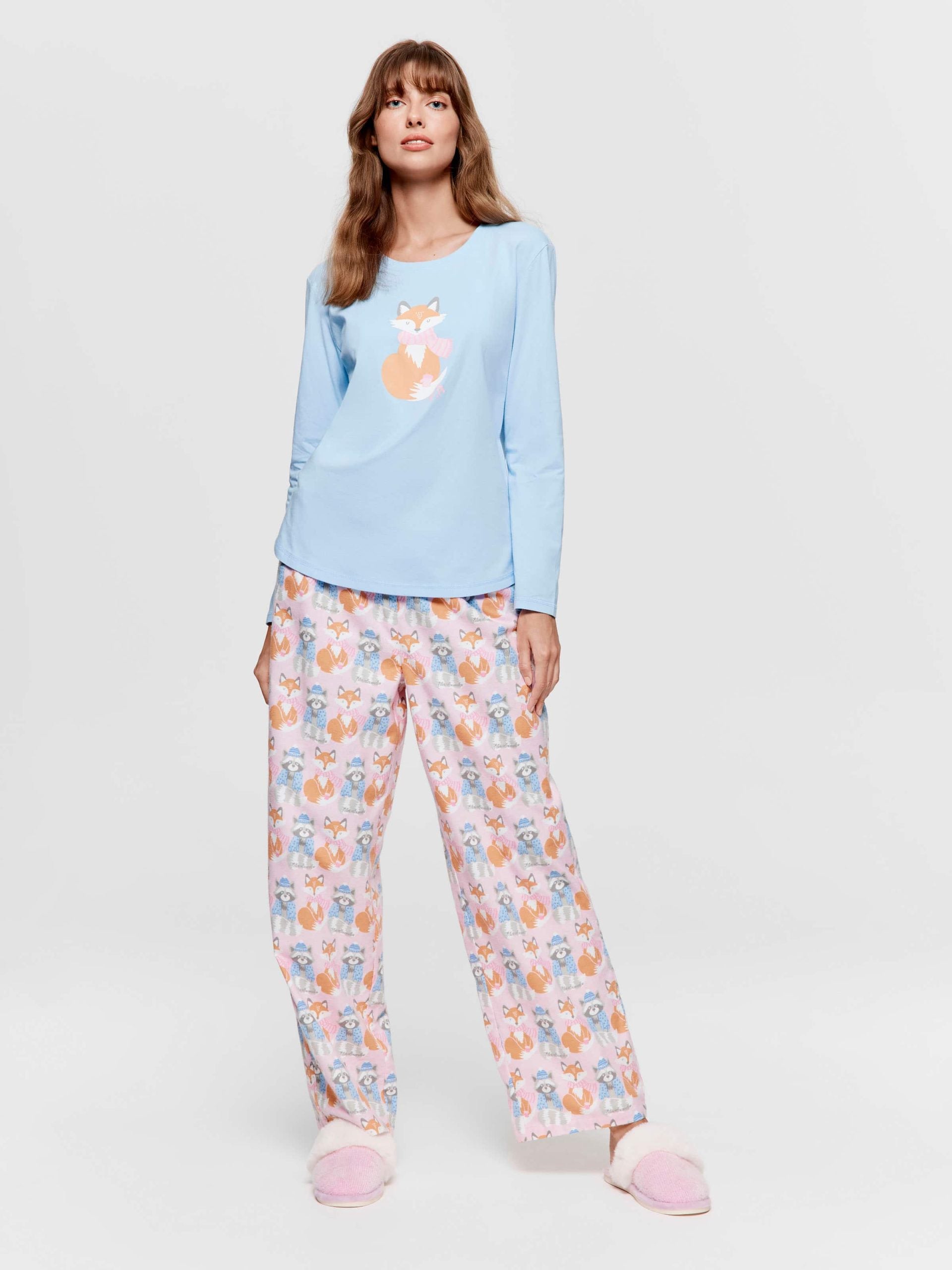 Fox Long Sleeve Top blue image 2