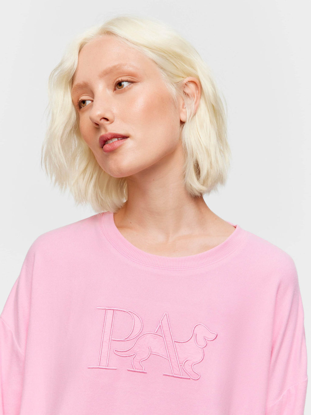 Pink Plush P.A. Logo Sweater pink image 0