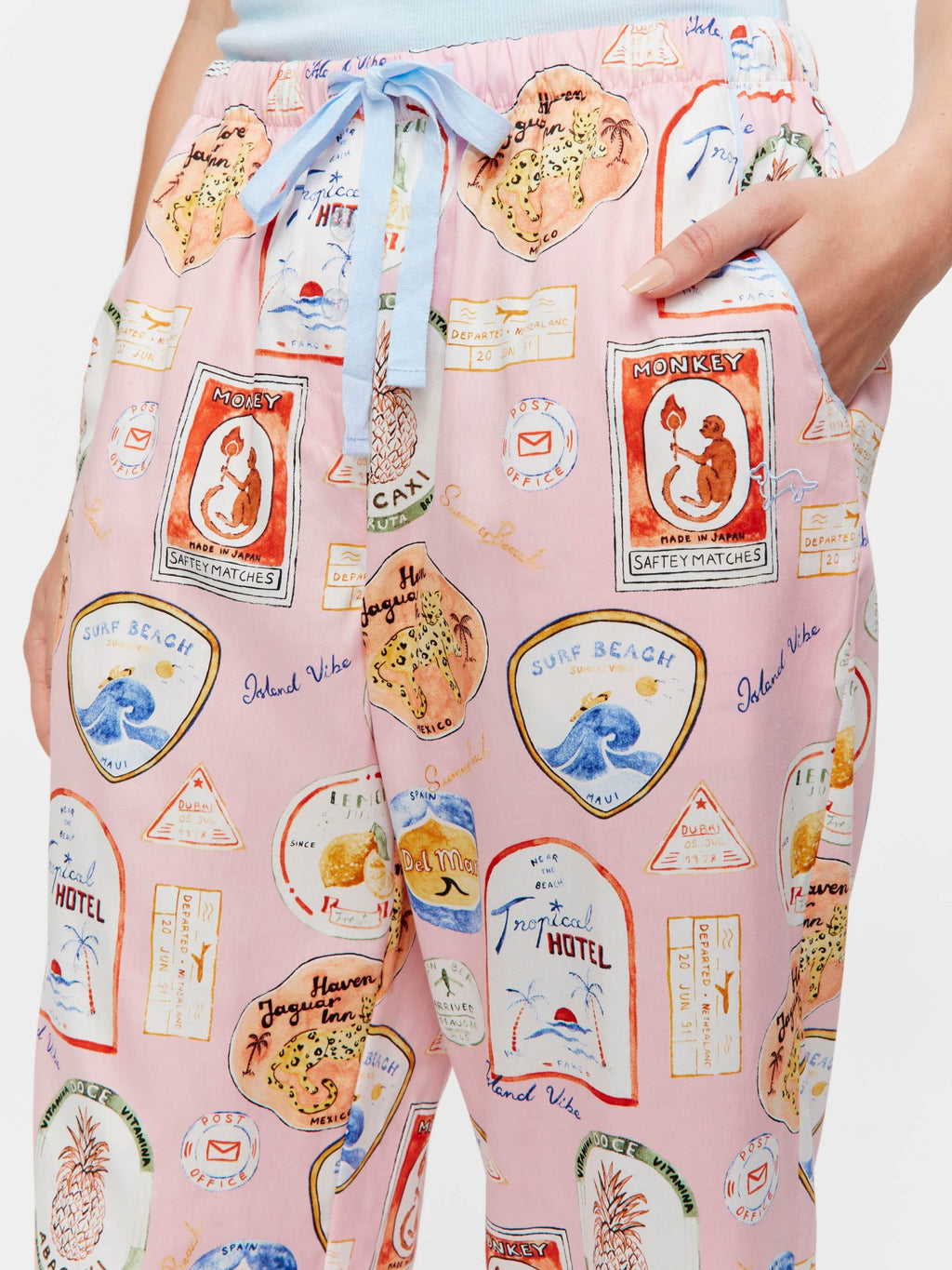 Souvenir 3/4 Pj Pant multi image 1