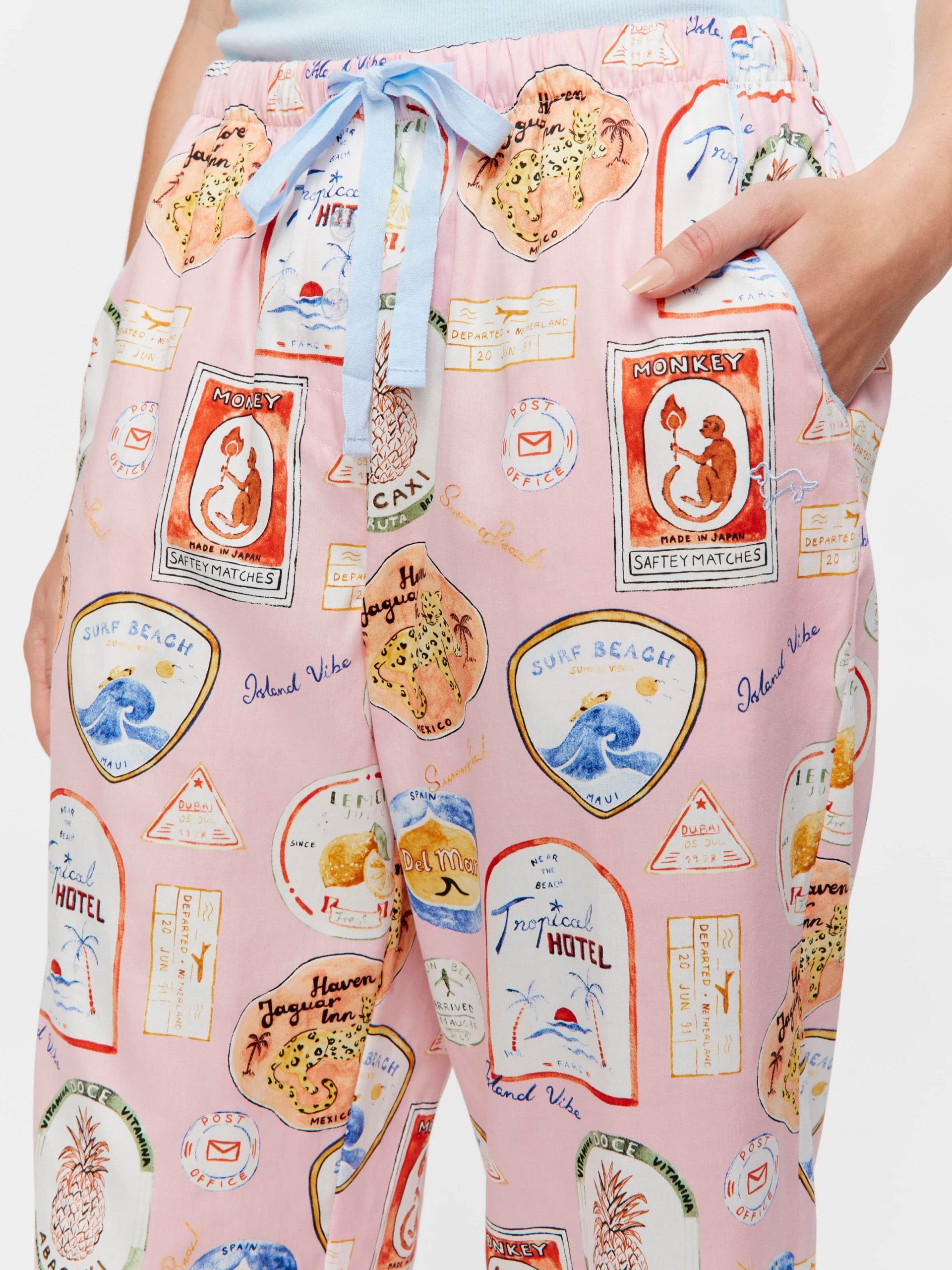 Souvenir 3/4 Pj Pant multi image 1