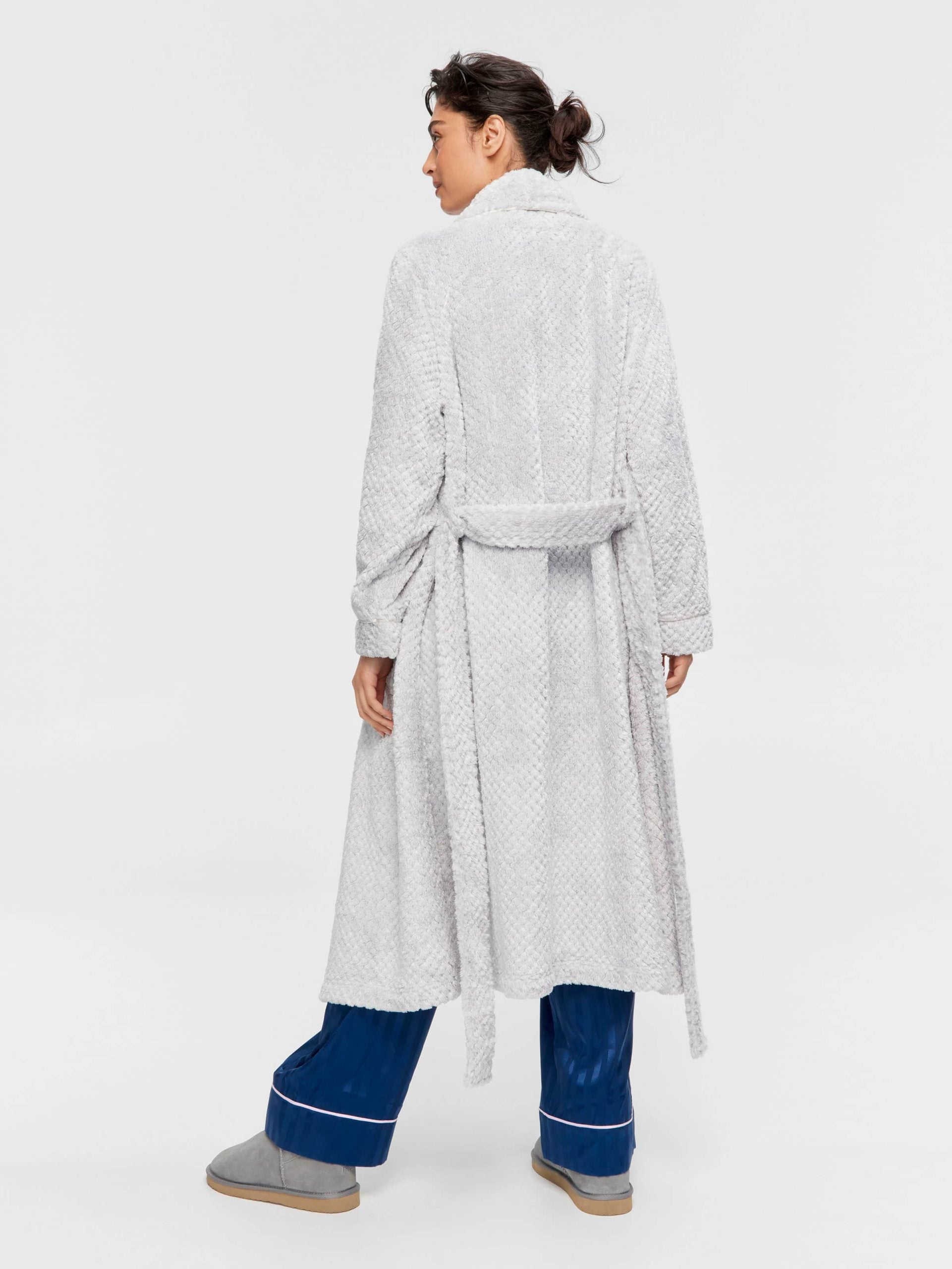 Peters Grey Stripe Jacquard Gown grey image 0