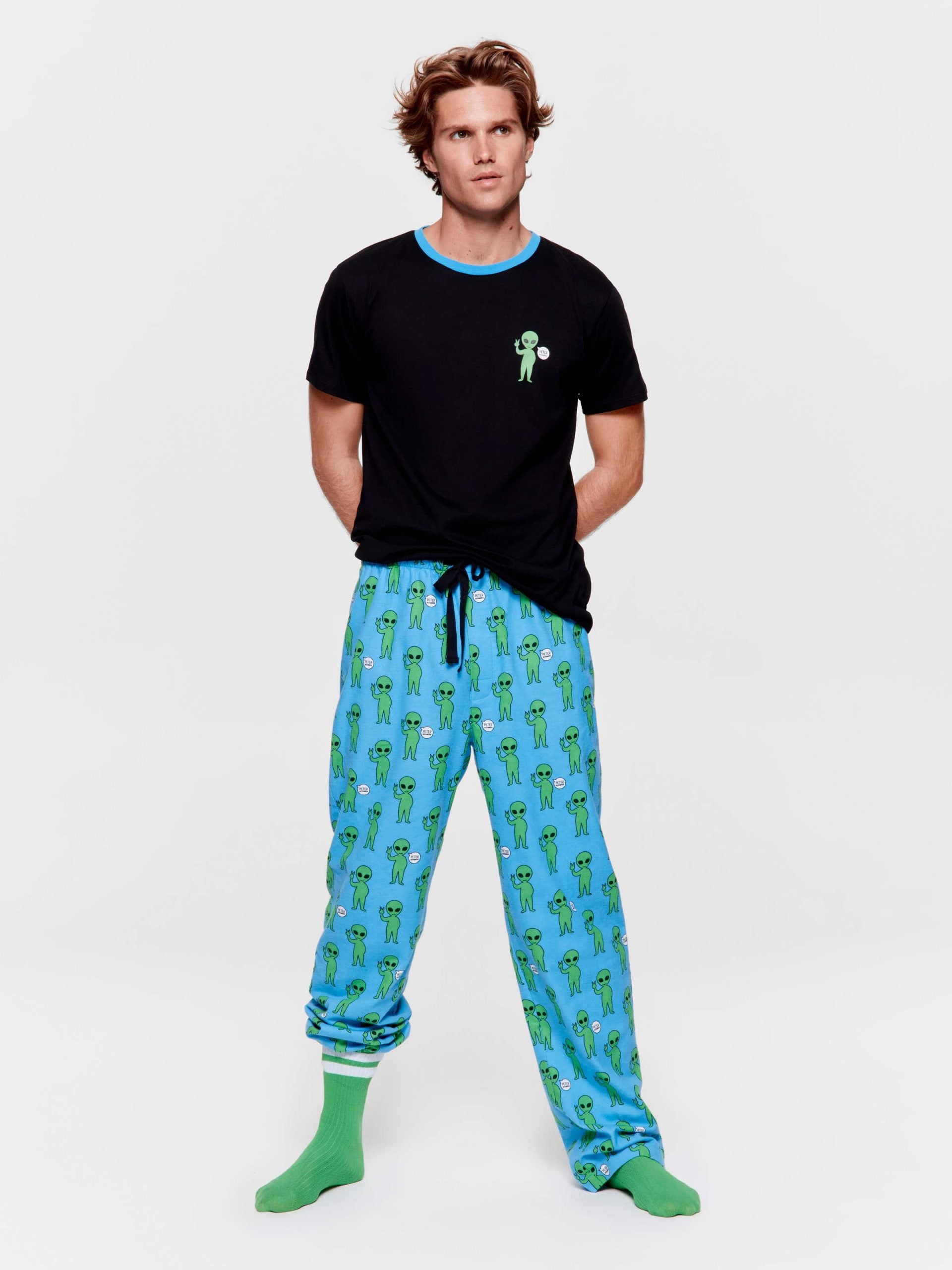 Alien Flannelette Pj Pant multi image 1