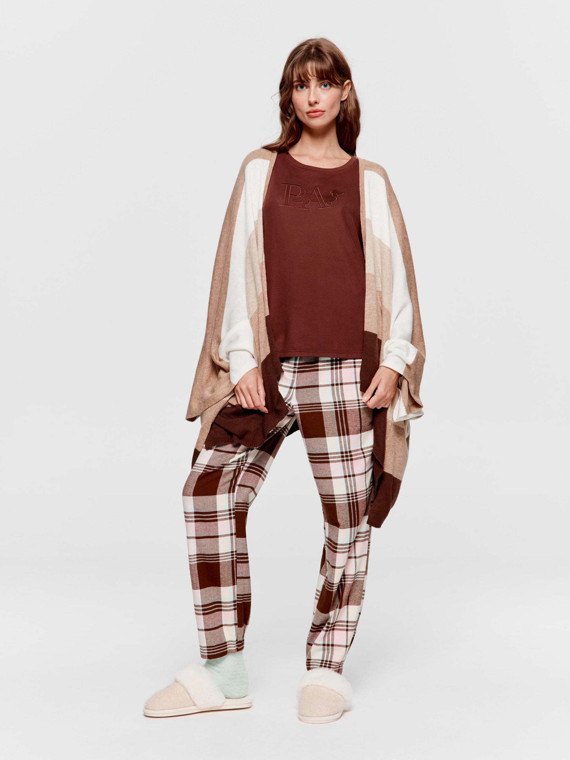 Stripe Poncho multi image 2