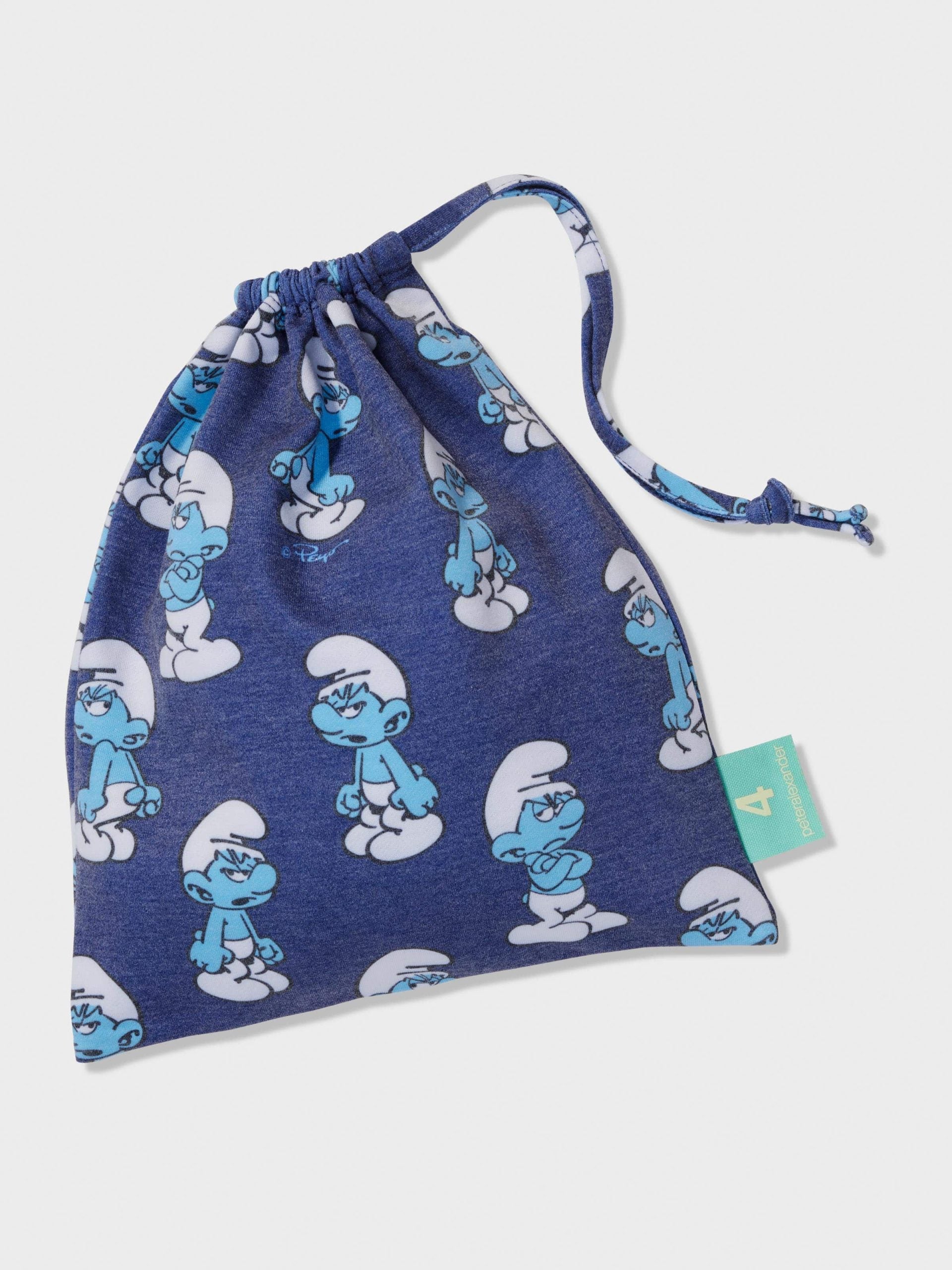 Jnr Boys Grouchy Smurf Pj Set multi image 5