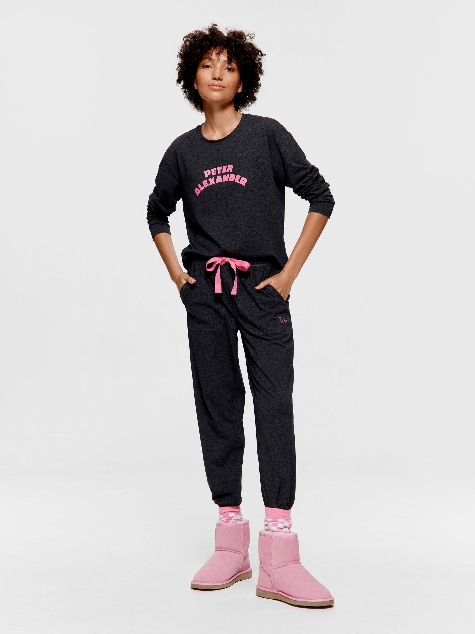 Charcoal Marle Easy Pj Pant charcoal image 0