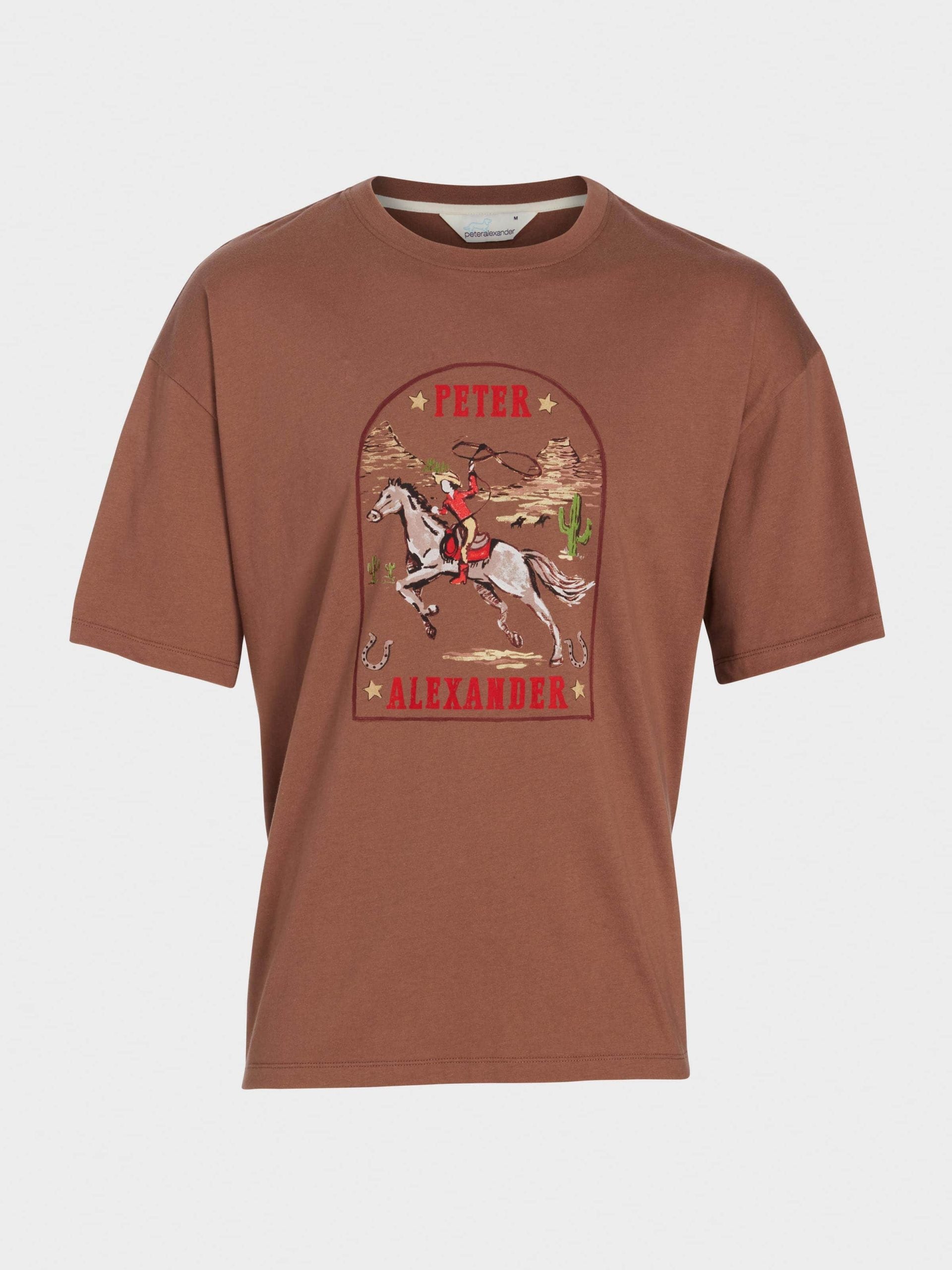 Cowboy Tee Brown image 3