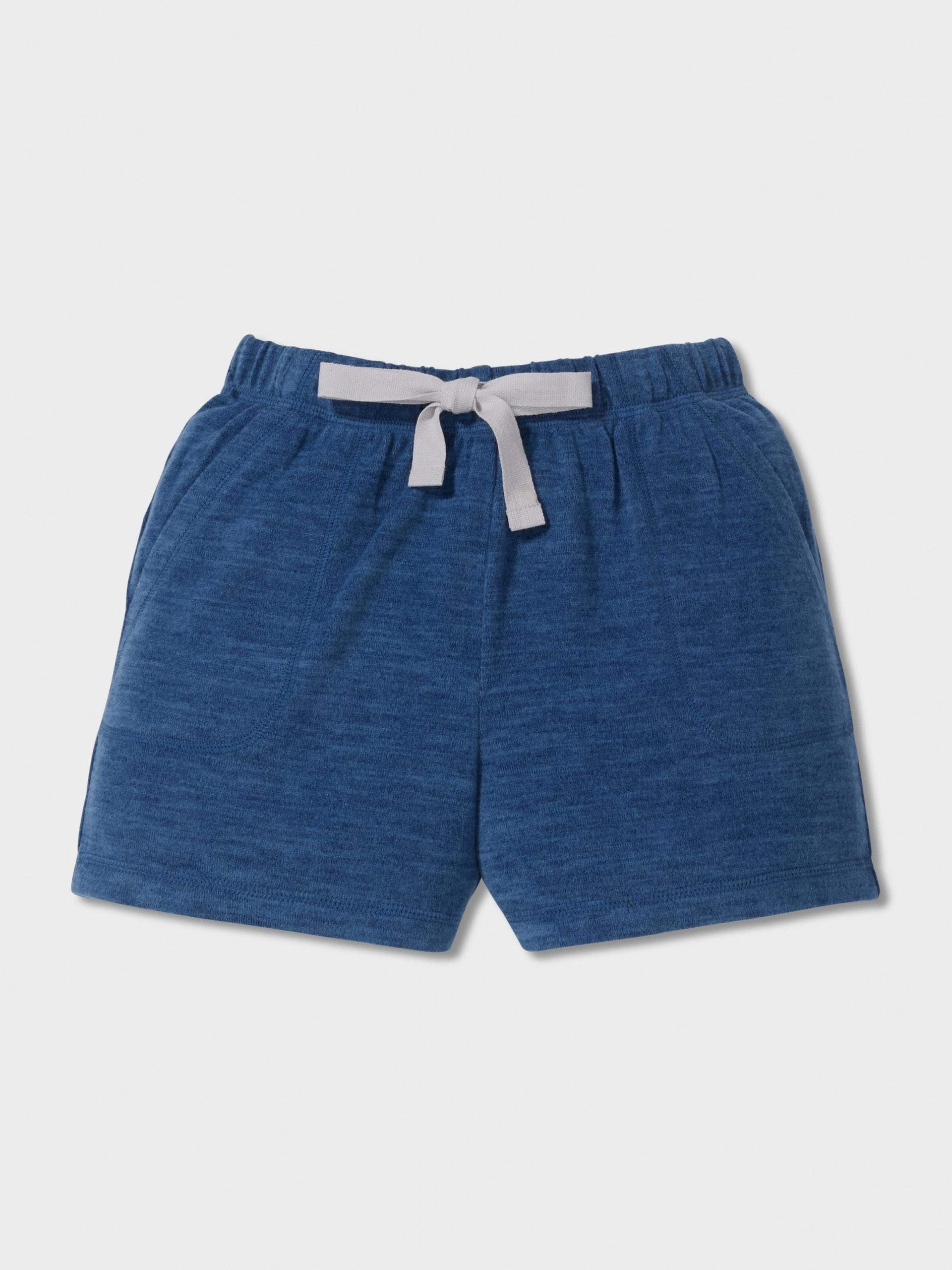 Jnr Boys Fuzzy Blue Short Pj Set blue image 1