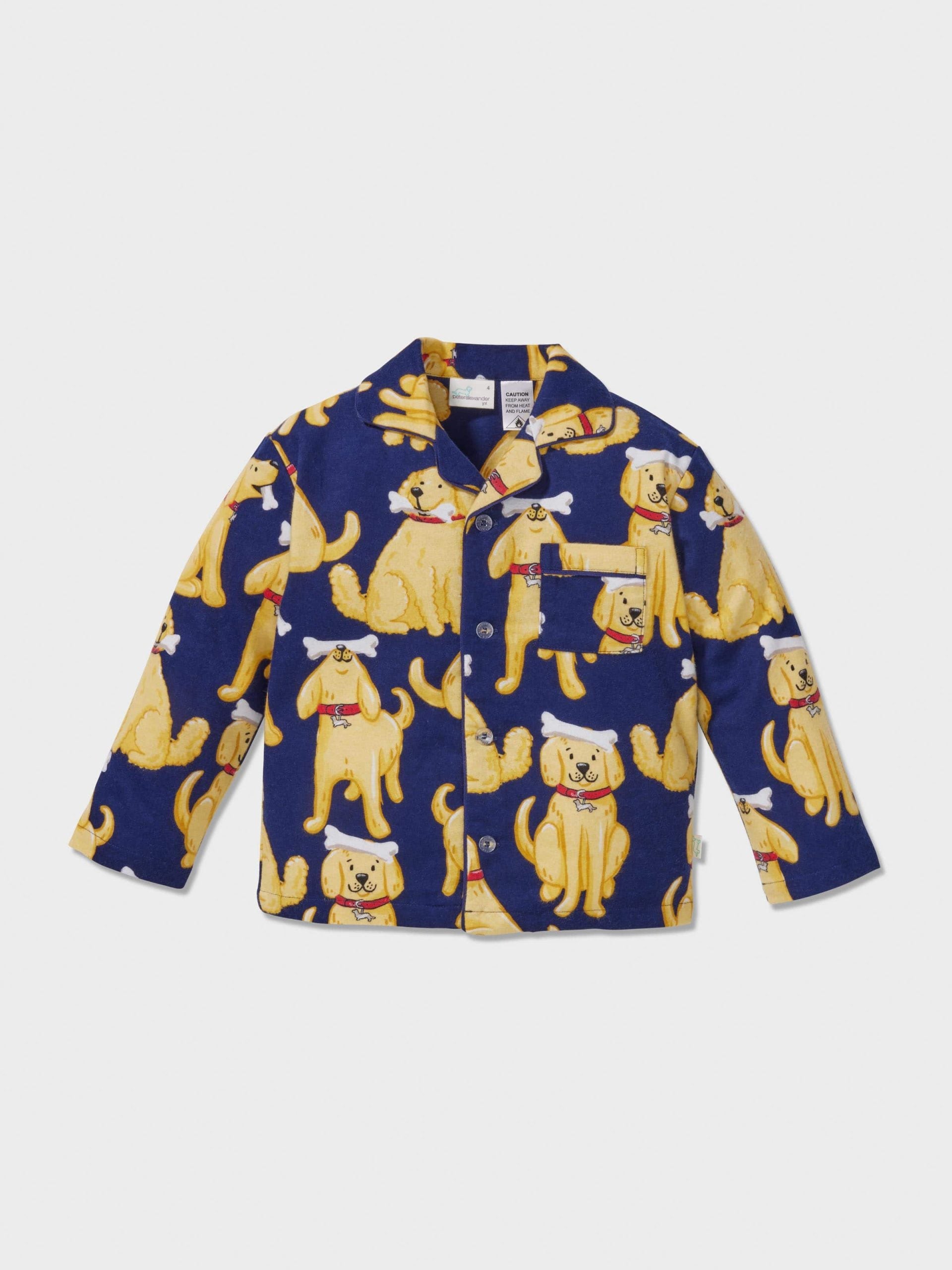 Jnr Boys Golden Retriever Classic Pj Set multi image 4