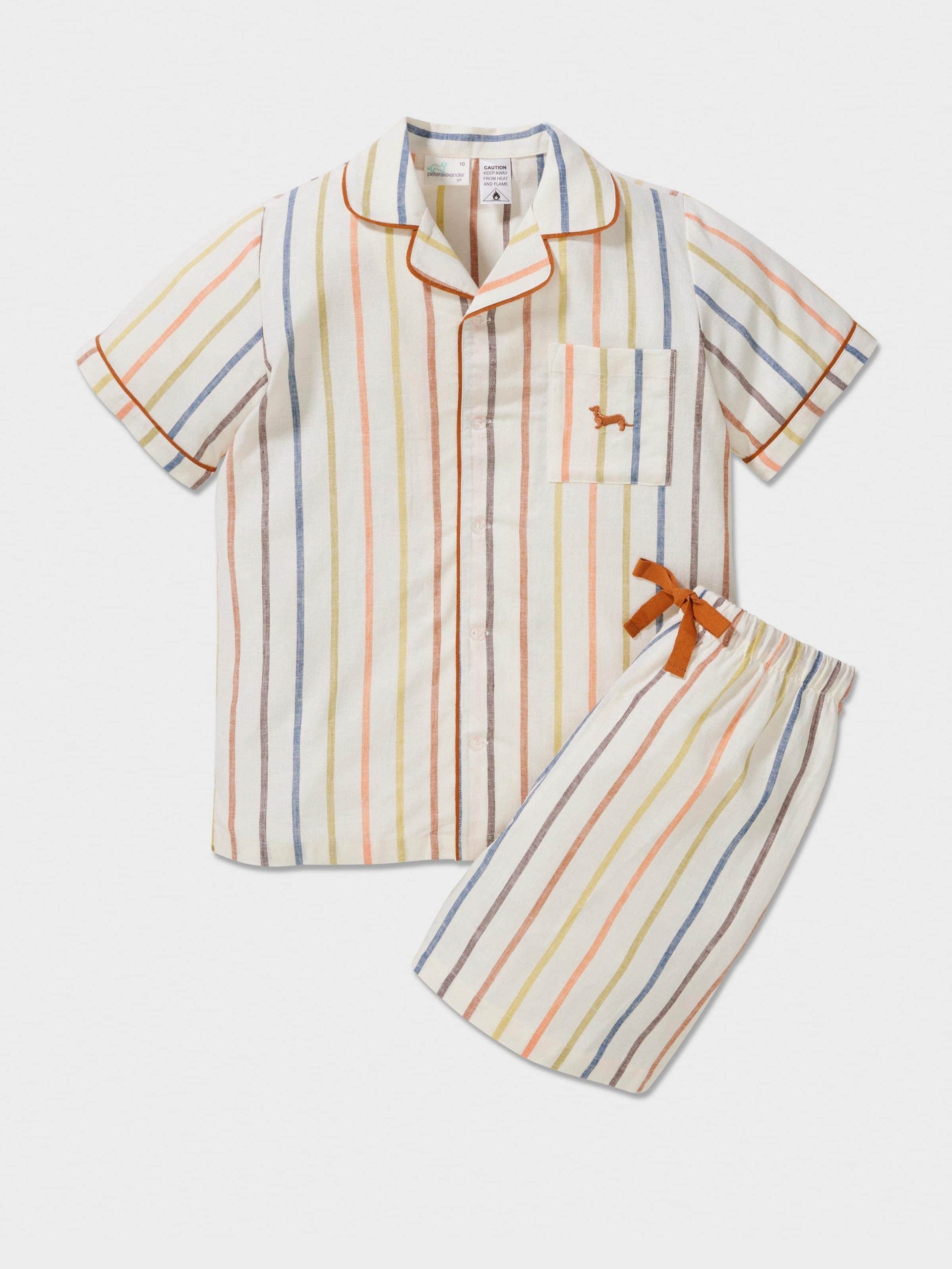 Boys Stripe Classic Pj Set multi image 2