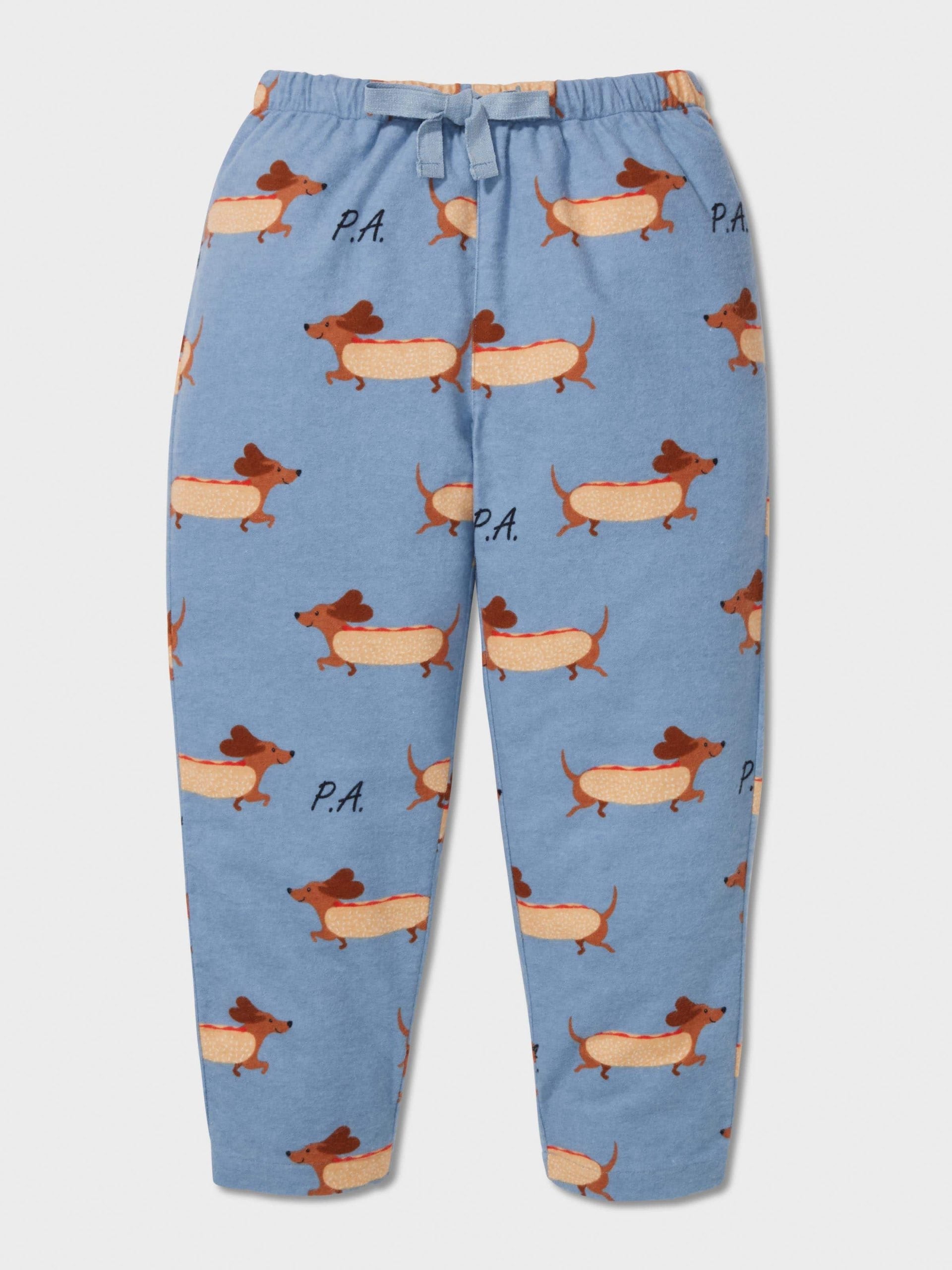 Jnr Boys Hotdog Long Pj Set multi image 1