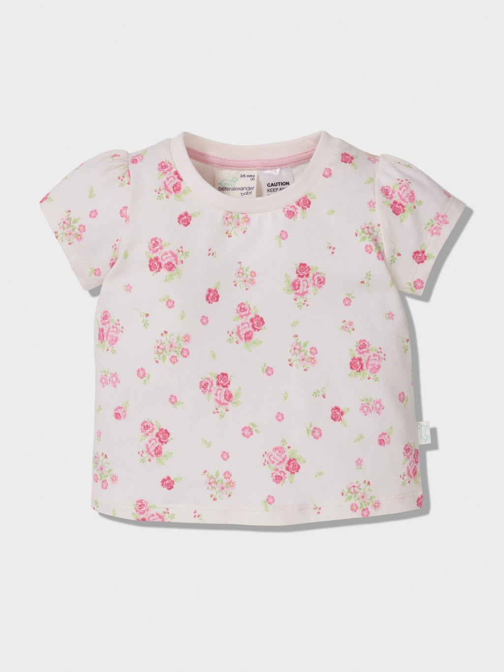 Baby Floral Print Pj Set pink image 2
