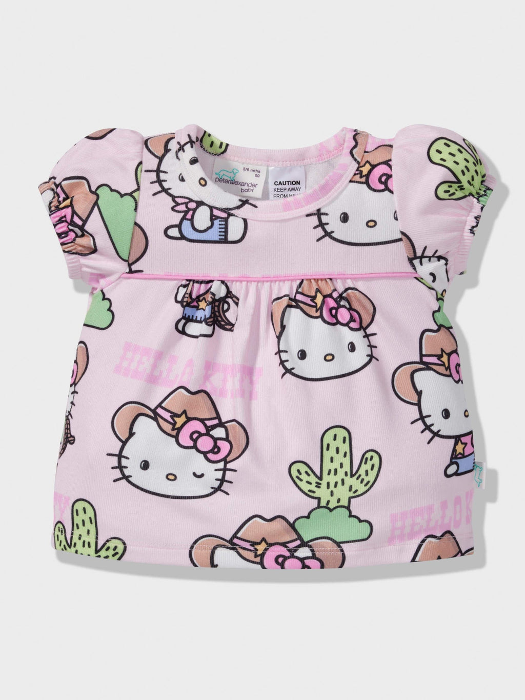 Baby Hello Kitty Cowboy Short Plush Pj Set Multi image 2