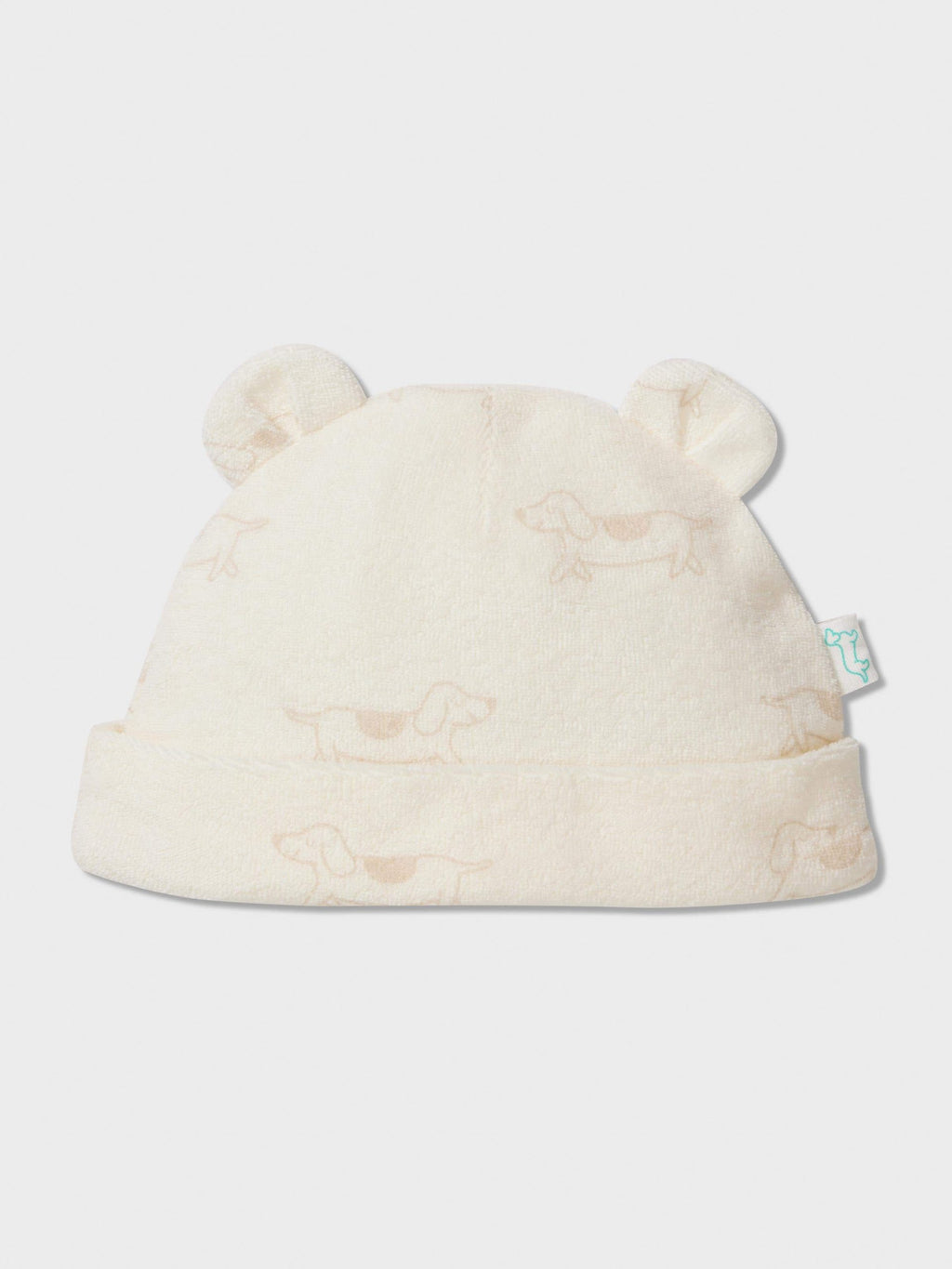 Baby Organic Terry Beanie cream image 0