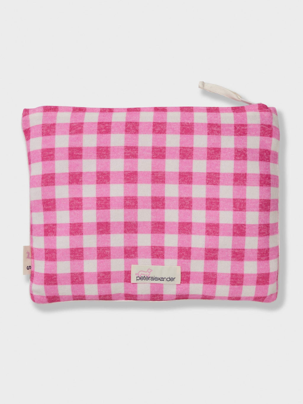Pink Gingham Fuzzy Shortie Pj Set multi image 4
