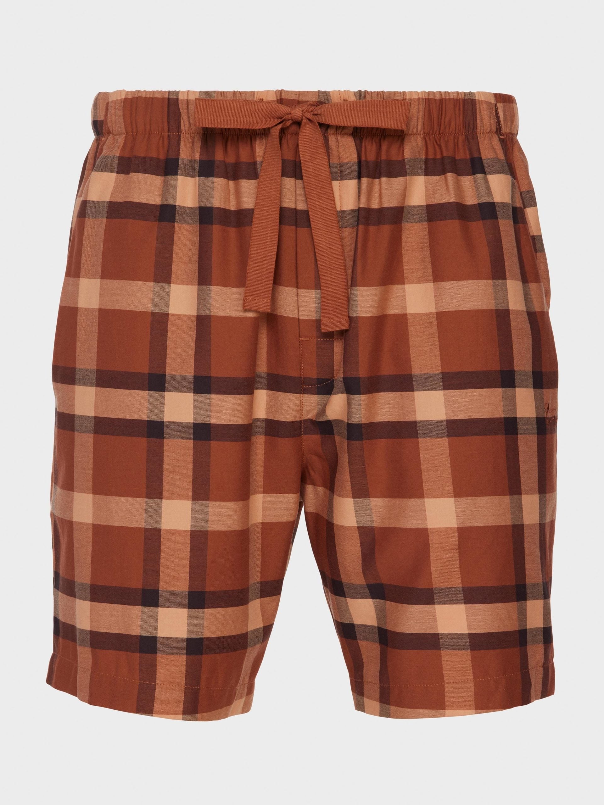 Brown Check Mid Short multi image 3