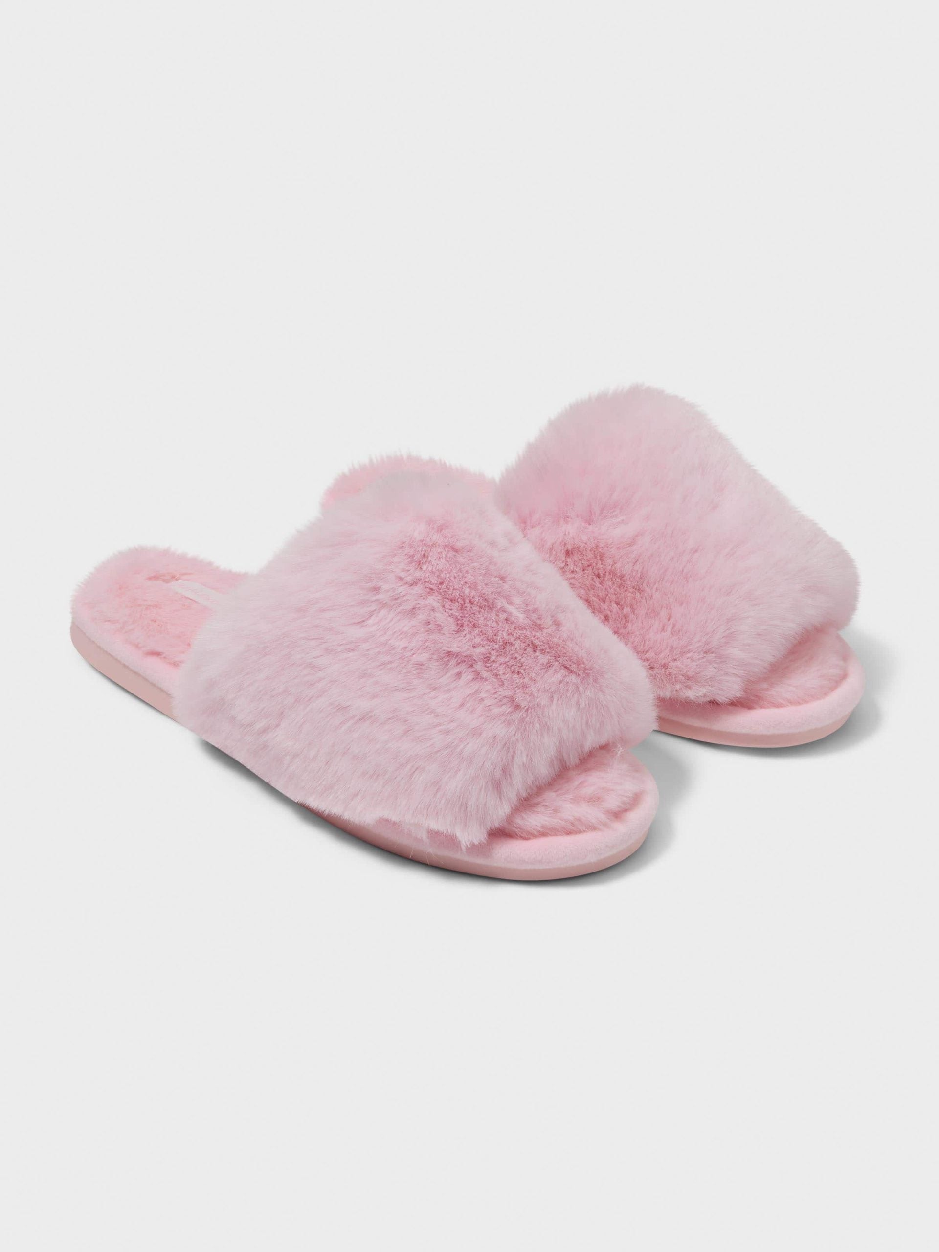 Luxe Fur Slide pink image 1