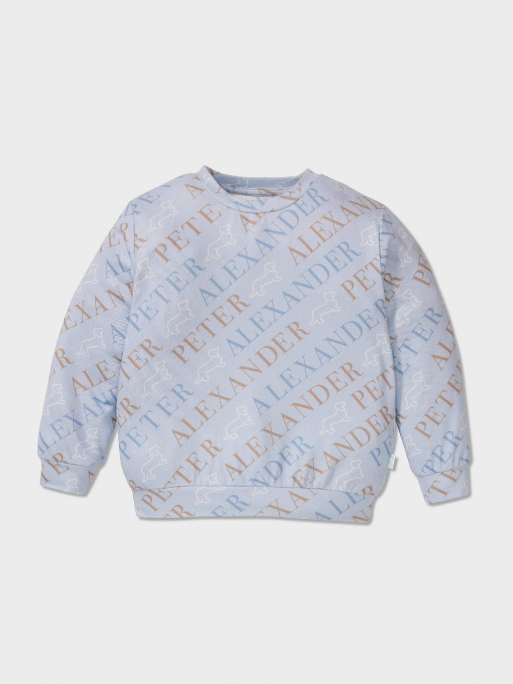 Boys Heritage Logo Pj Set dustyblue image 2