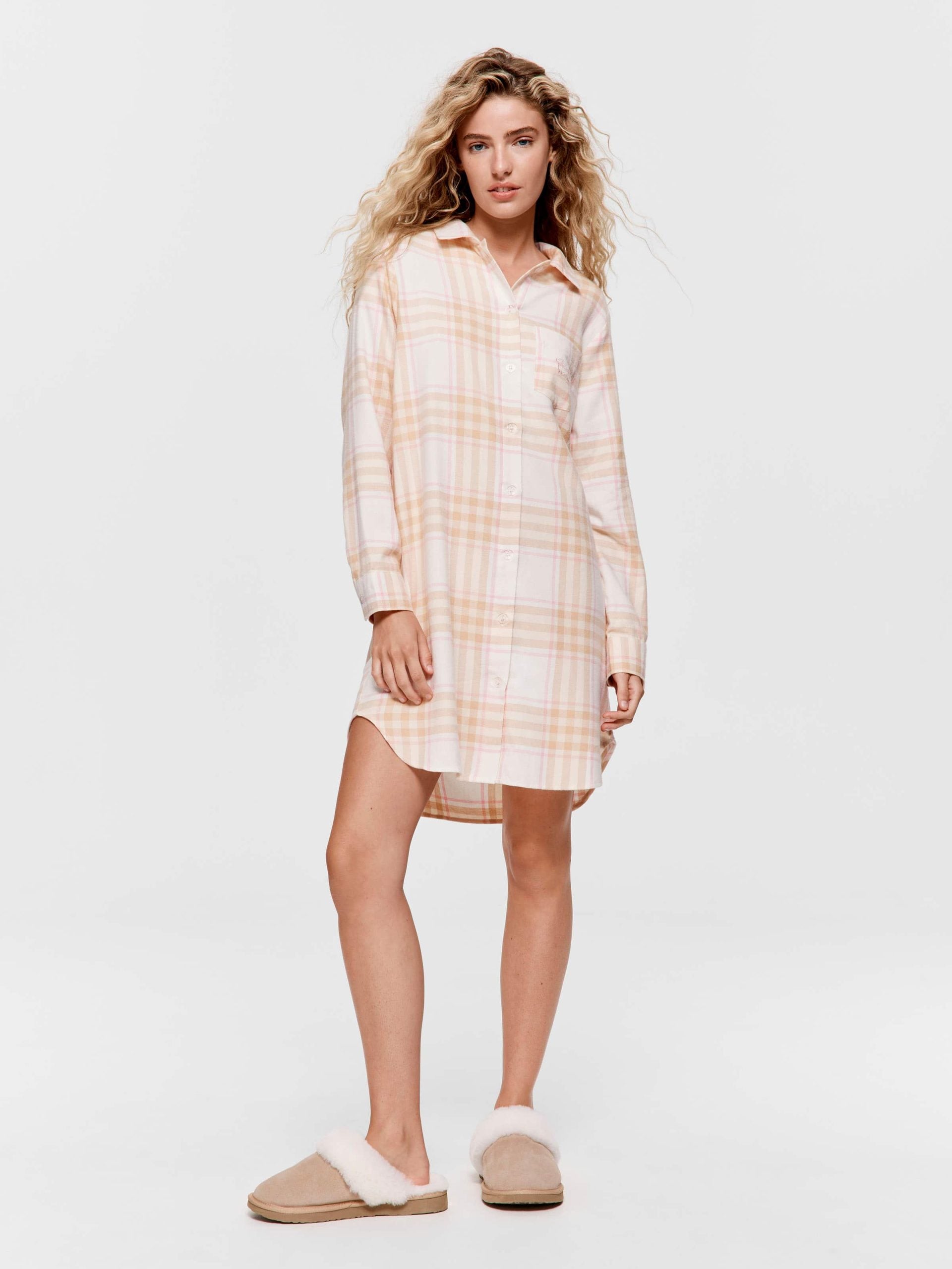 Caramel Classic Flannelette Nightshirt multi image 0
