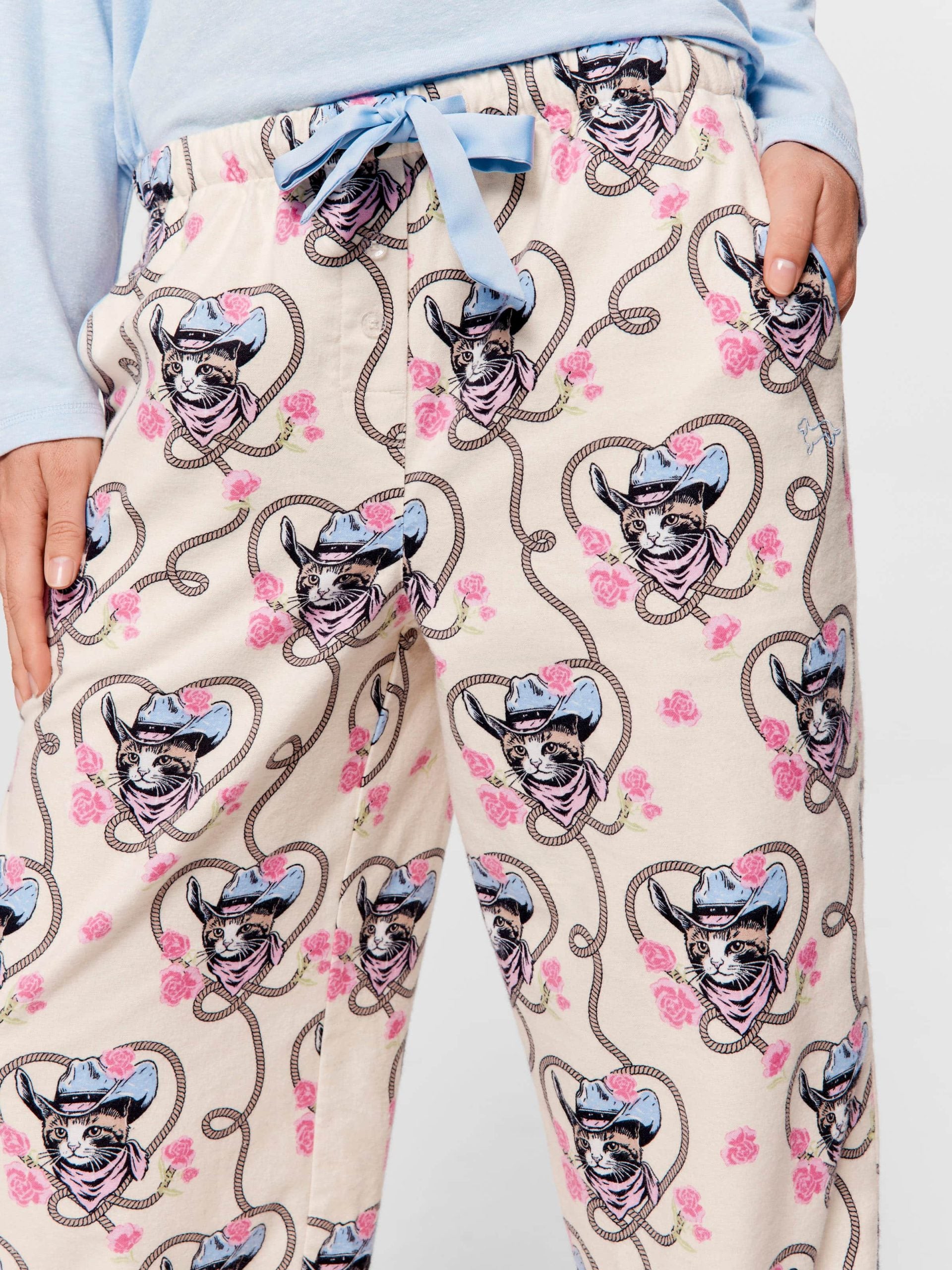 Cowboy Kitty Flannelette Classic Pj Pant Multi image 2
