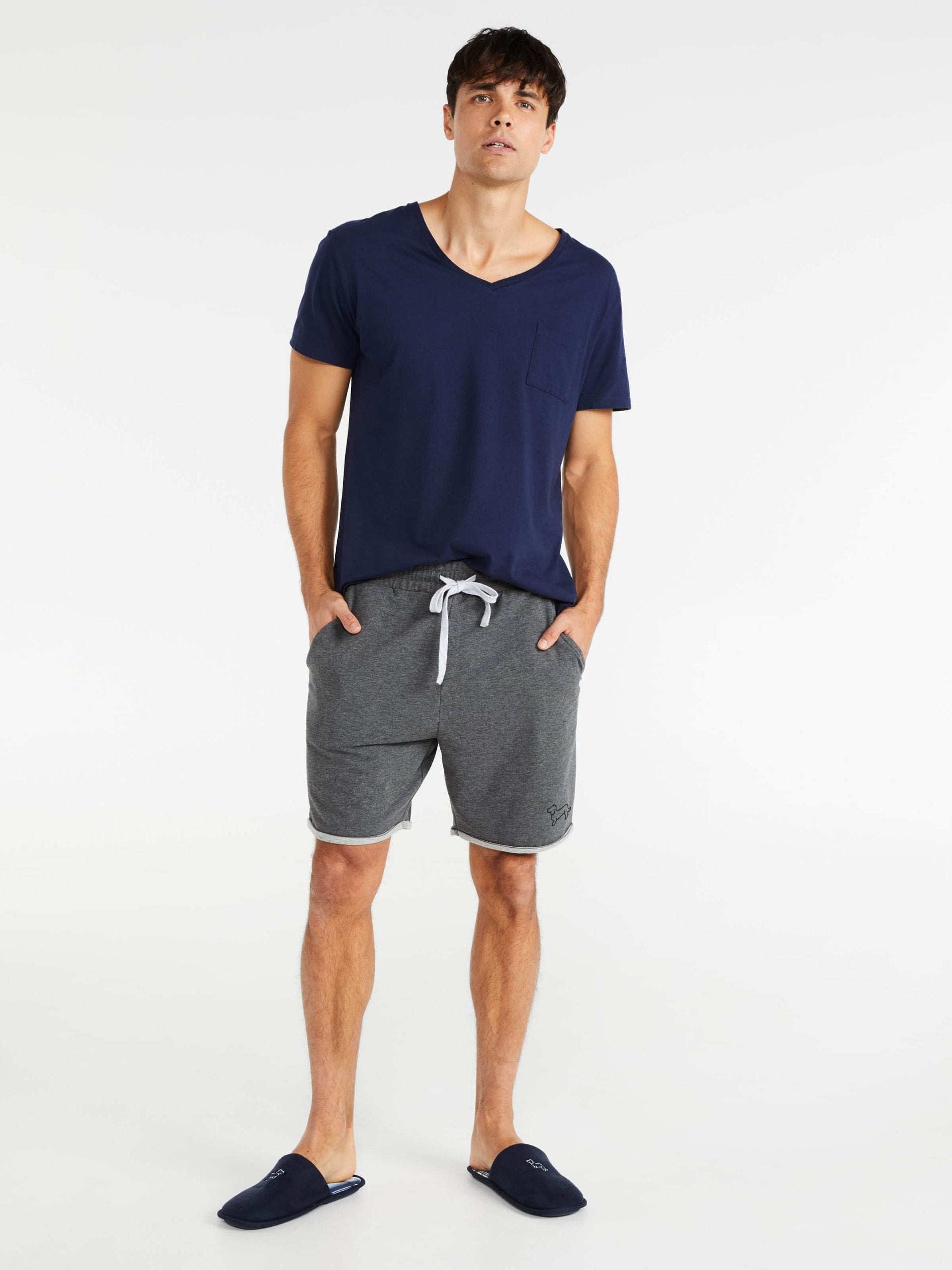 P.A. Charcoal Cut Off Sweat charcoalmarle image 0