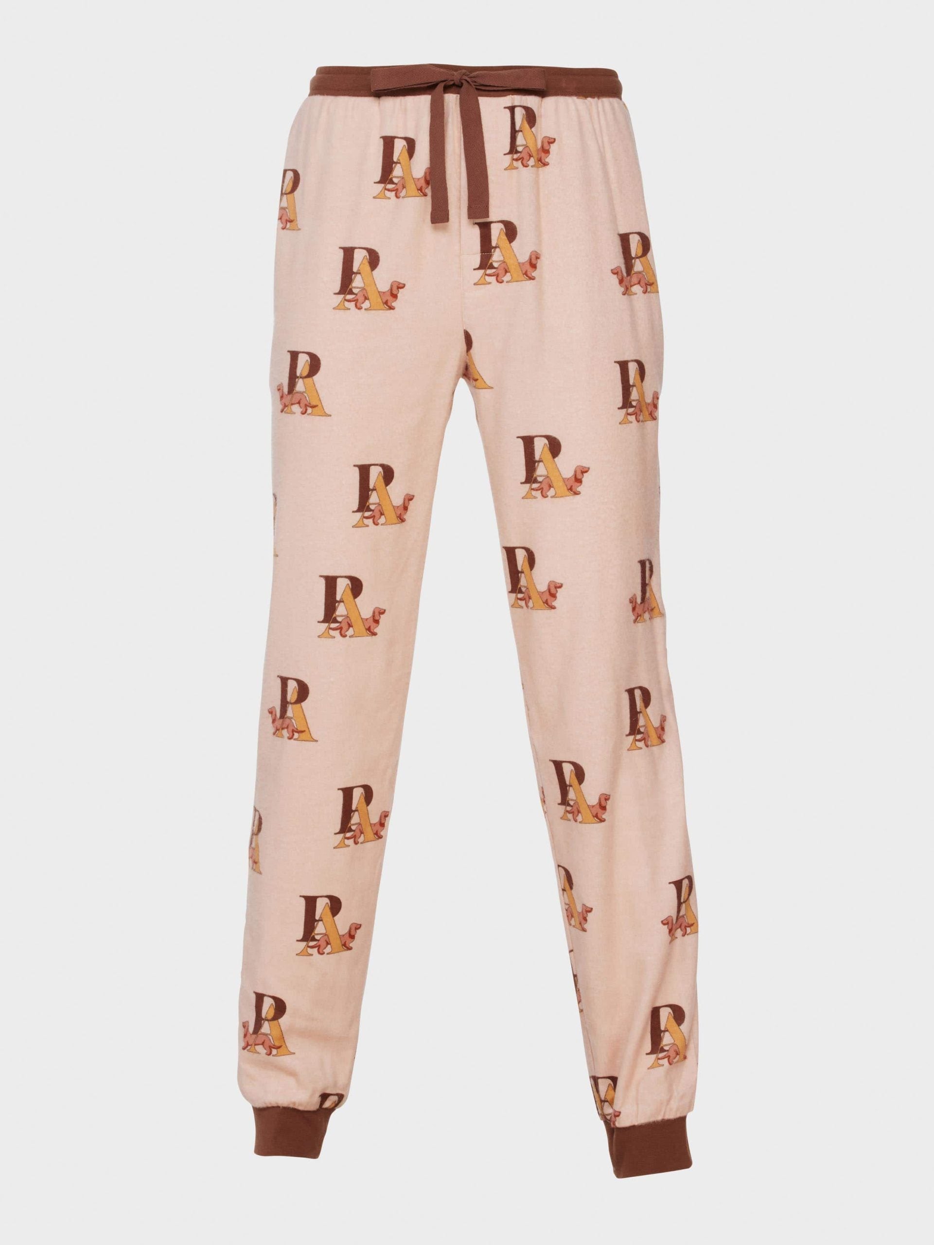 P.A Logo Classic Flannelette Pj Pant multi image 3