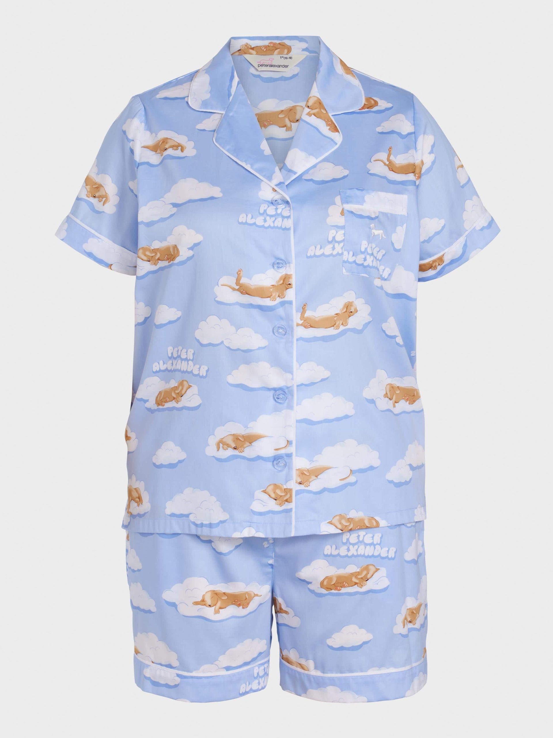 P.A. Plus Penny On A Cloud Shortie Pj Set Multi image 3