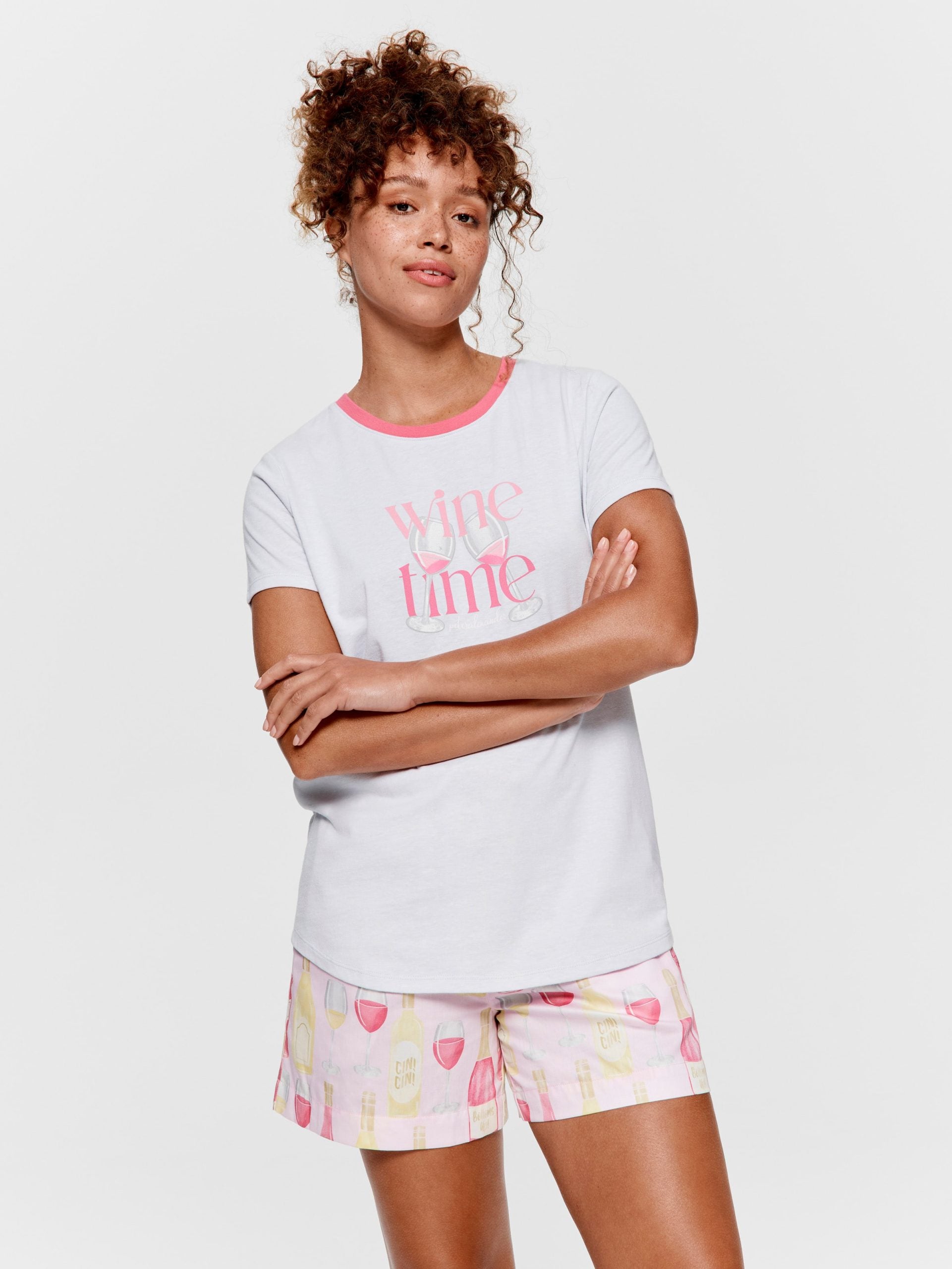 Wine Time Tee greymarle image 1