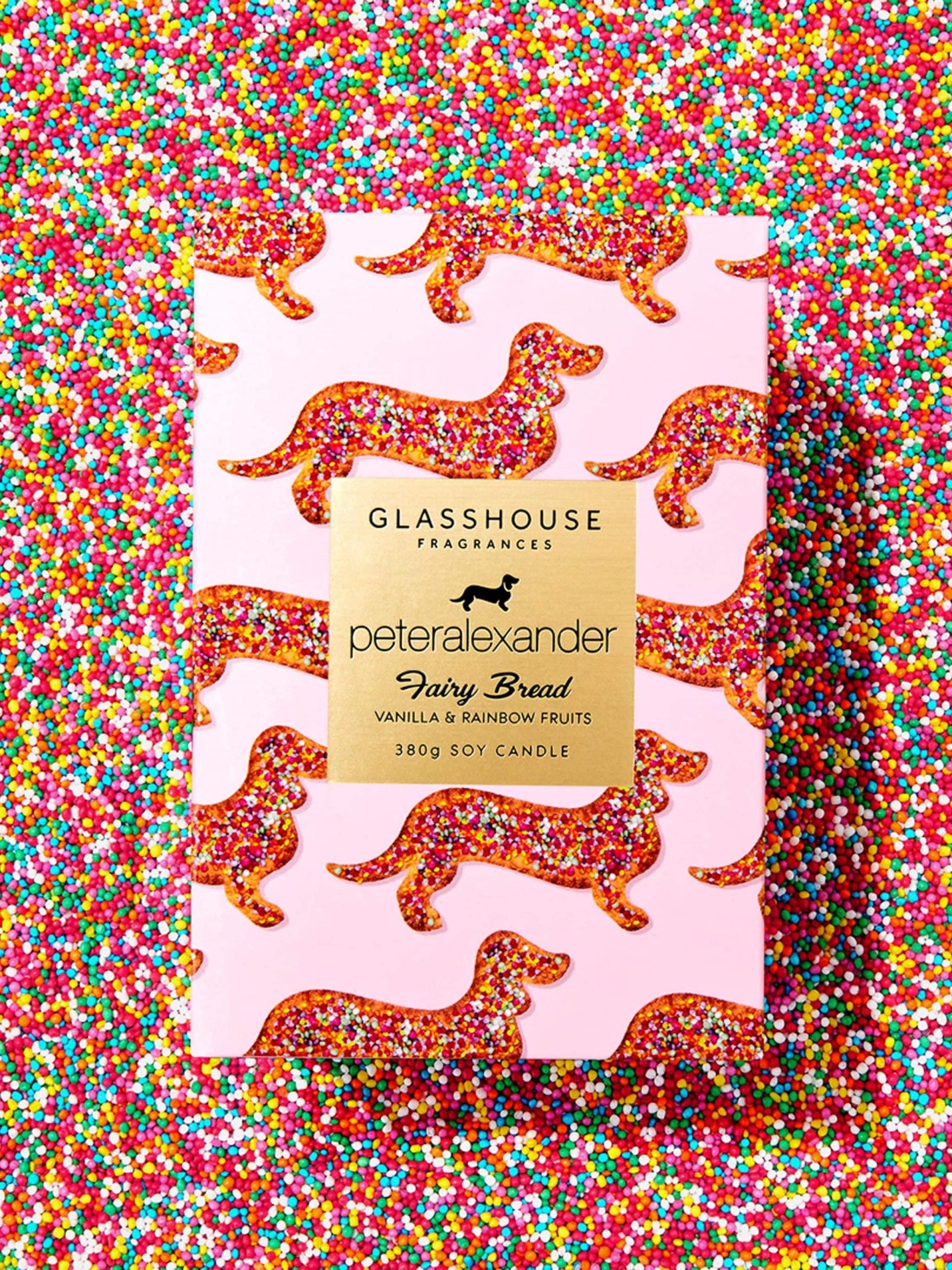 Glasshouse Fragrances Fairy Bread 380G Candle multi image 2