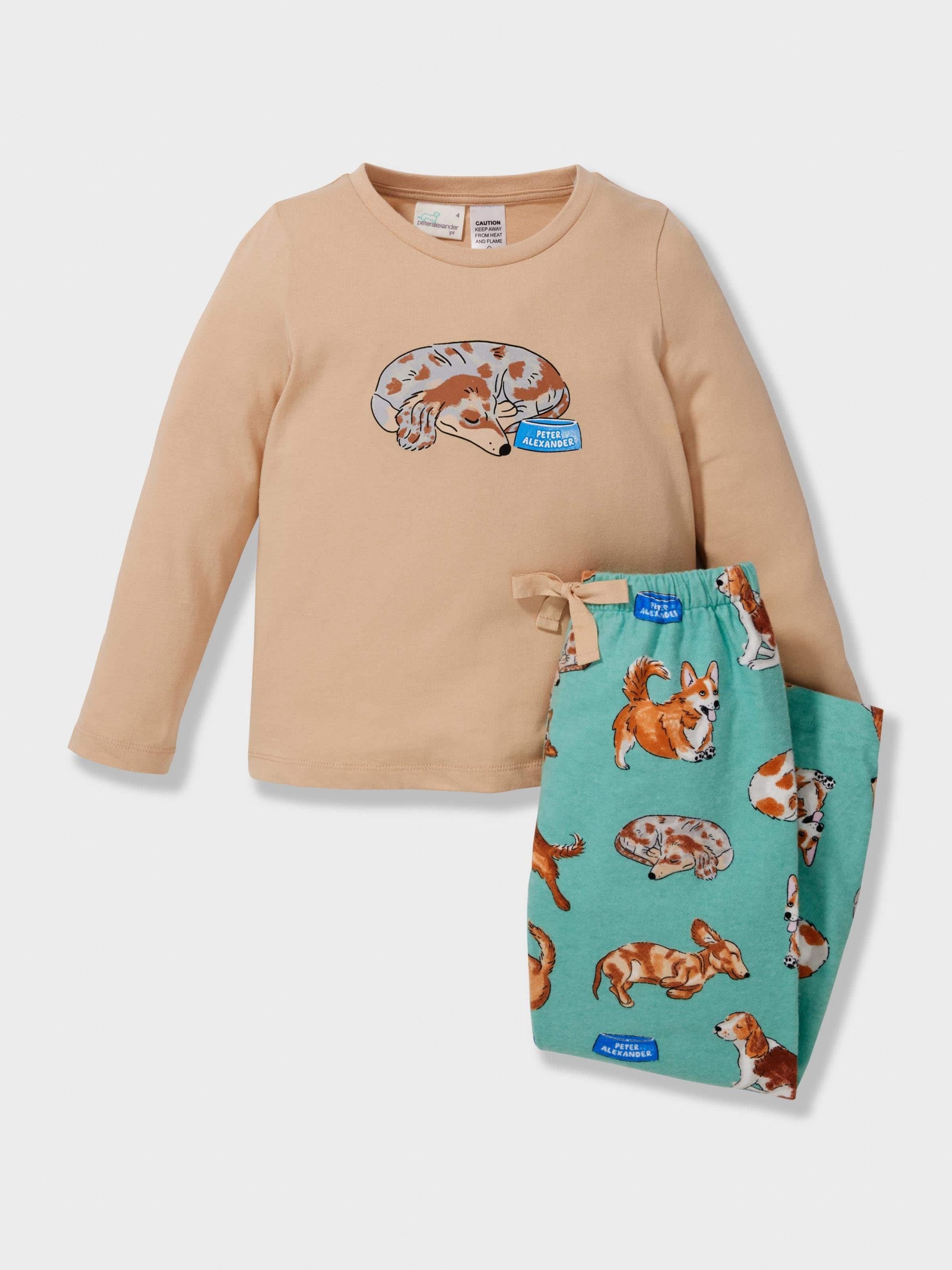 Jnr Boys Hungry Puppy Pj Set multi image 2