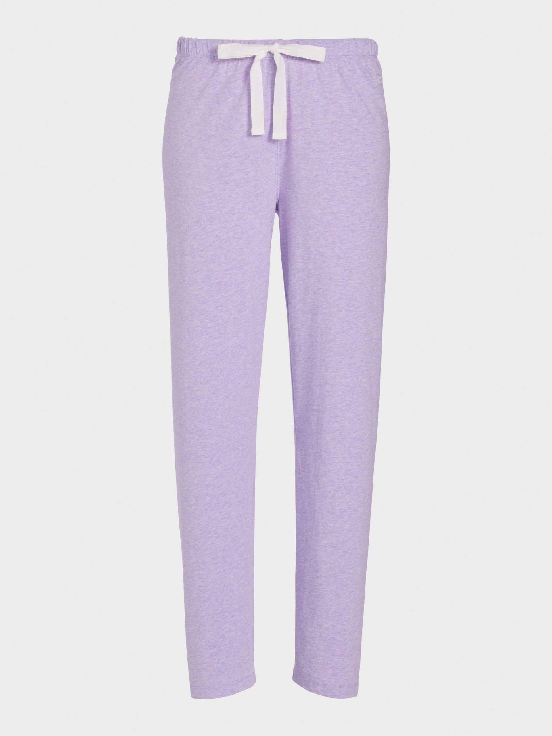 Purple Marle Straight Leg Pj Pant purple image 3
