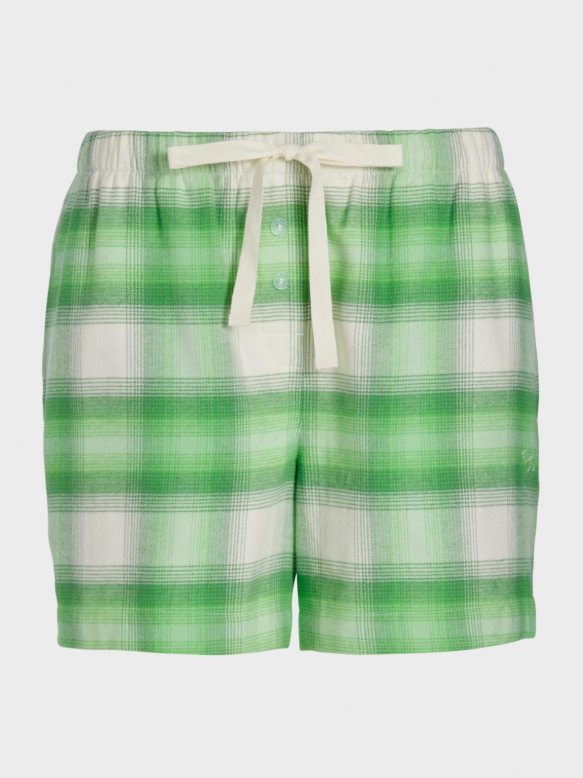 Green Check Flannelette Mid Short multi image 3