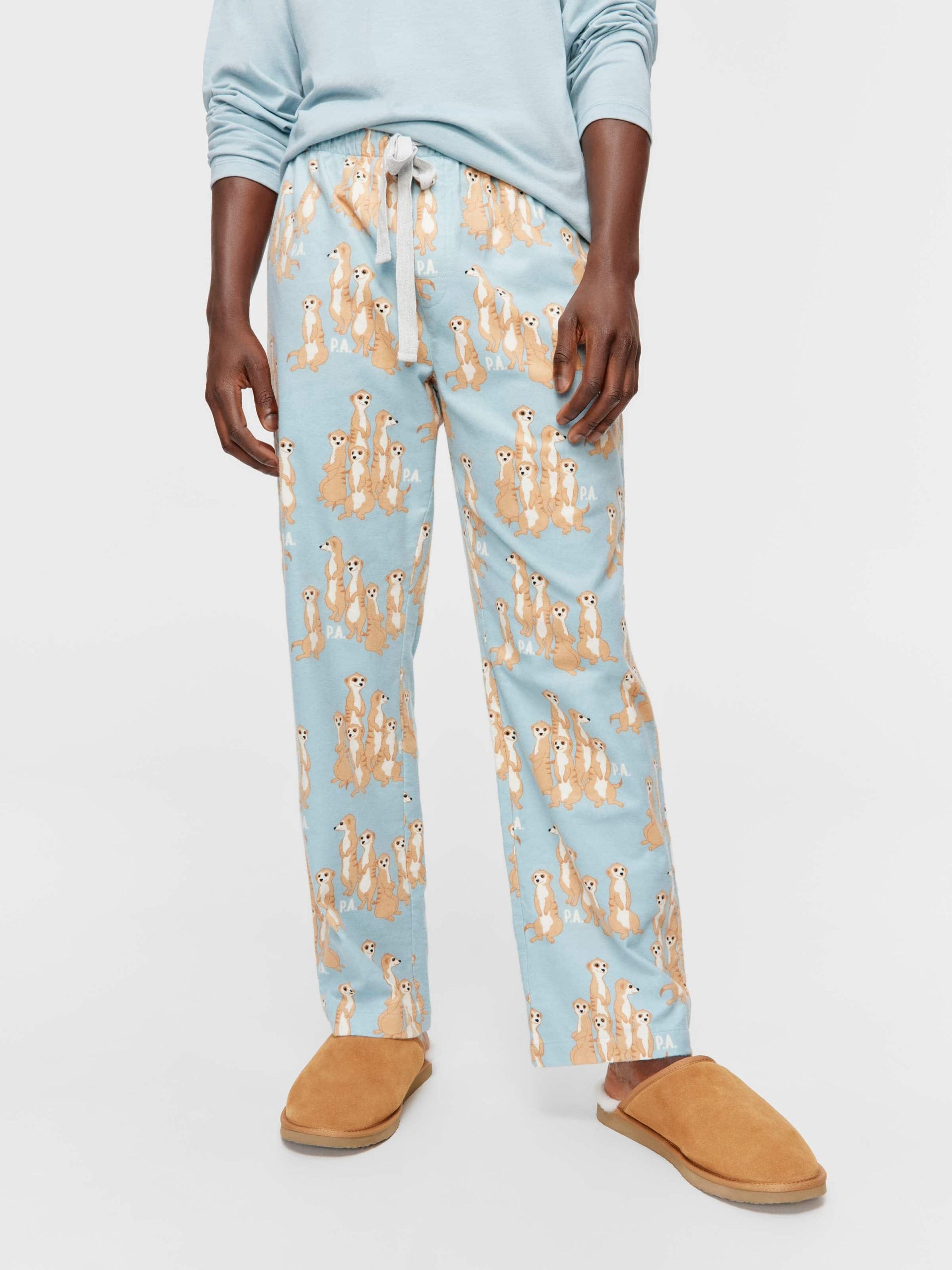 Meerkat Flannelette Classic Pj Pant multi image 2