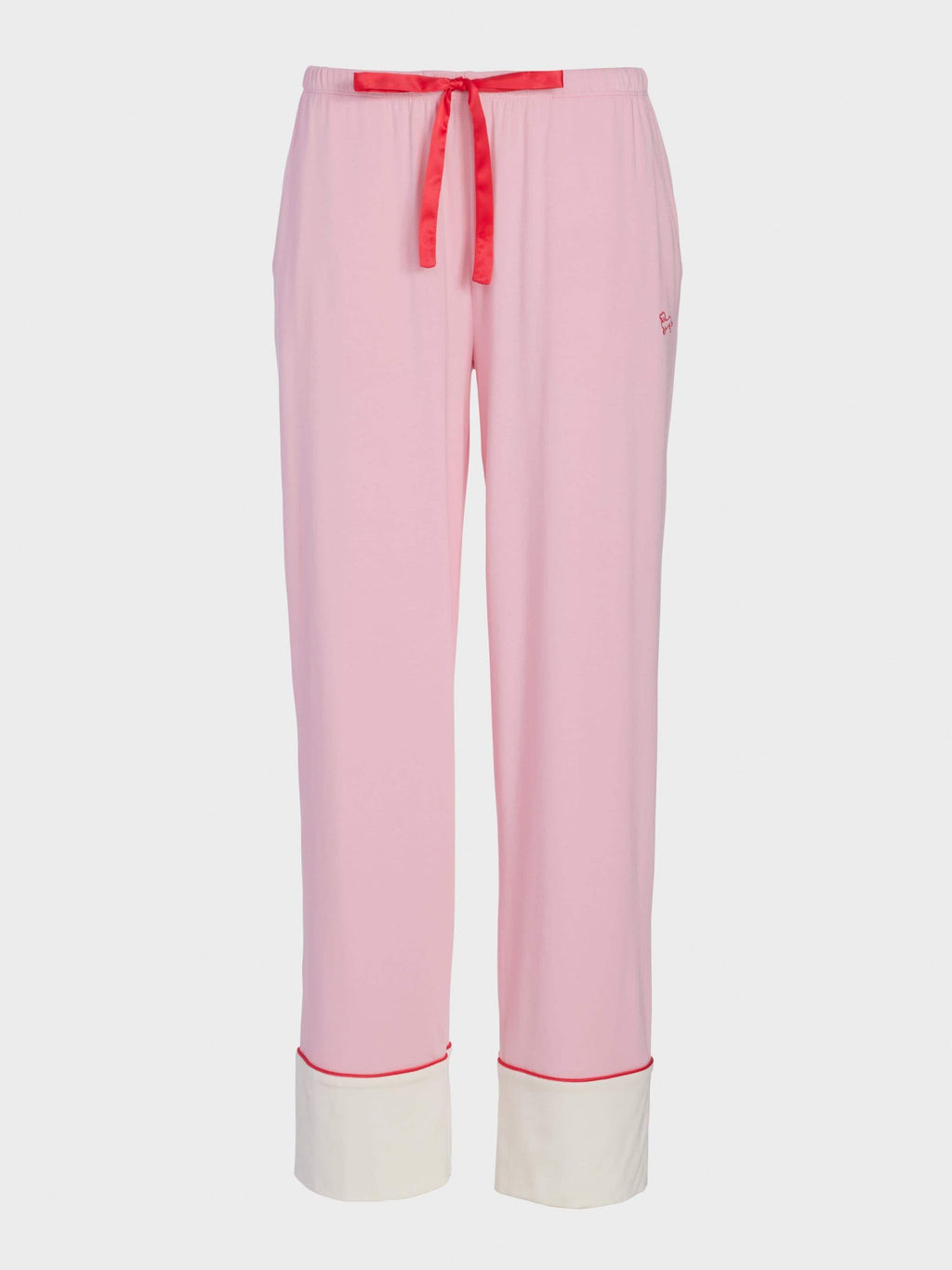 Western Bamboo Jersey Straight Leg Pj Pant Pink image 3